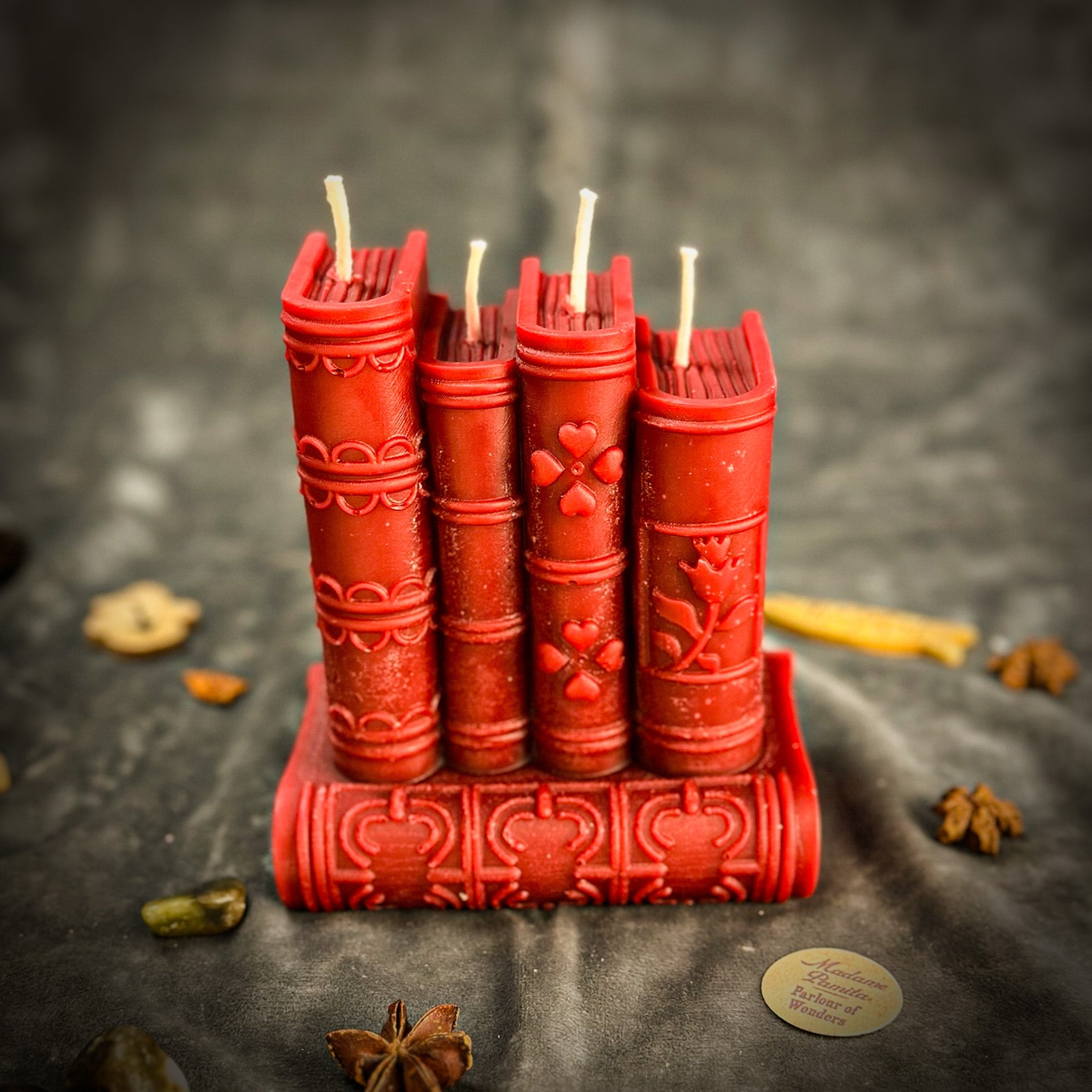 Beeswax Books of Magic Spell Candle