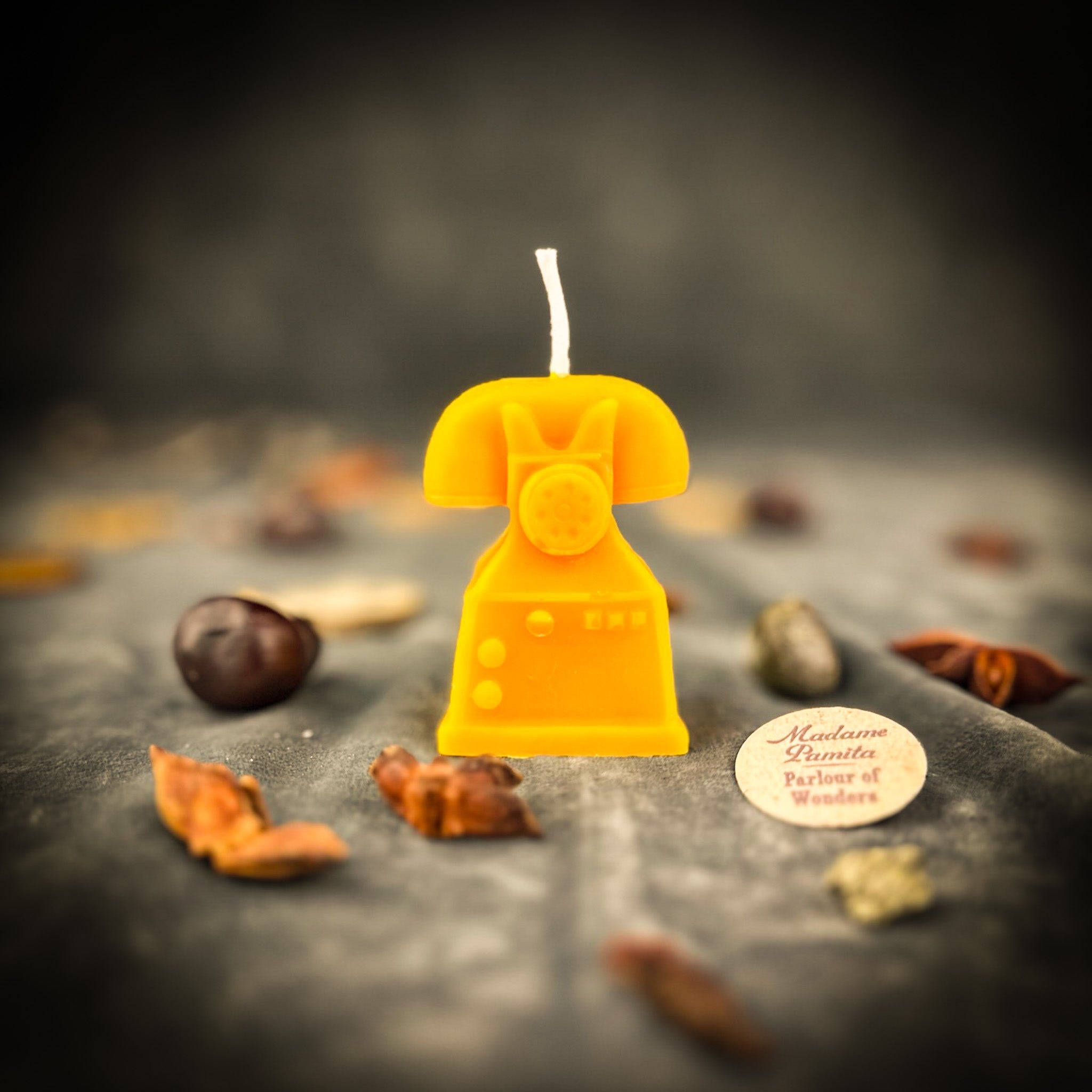 Beeswax Call Me Telephone Spell Candle