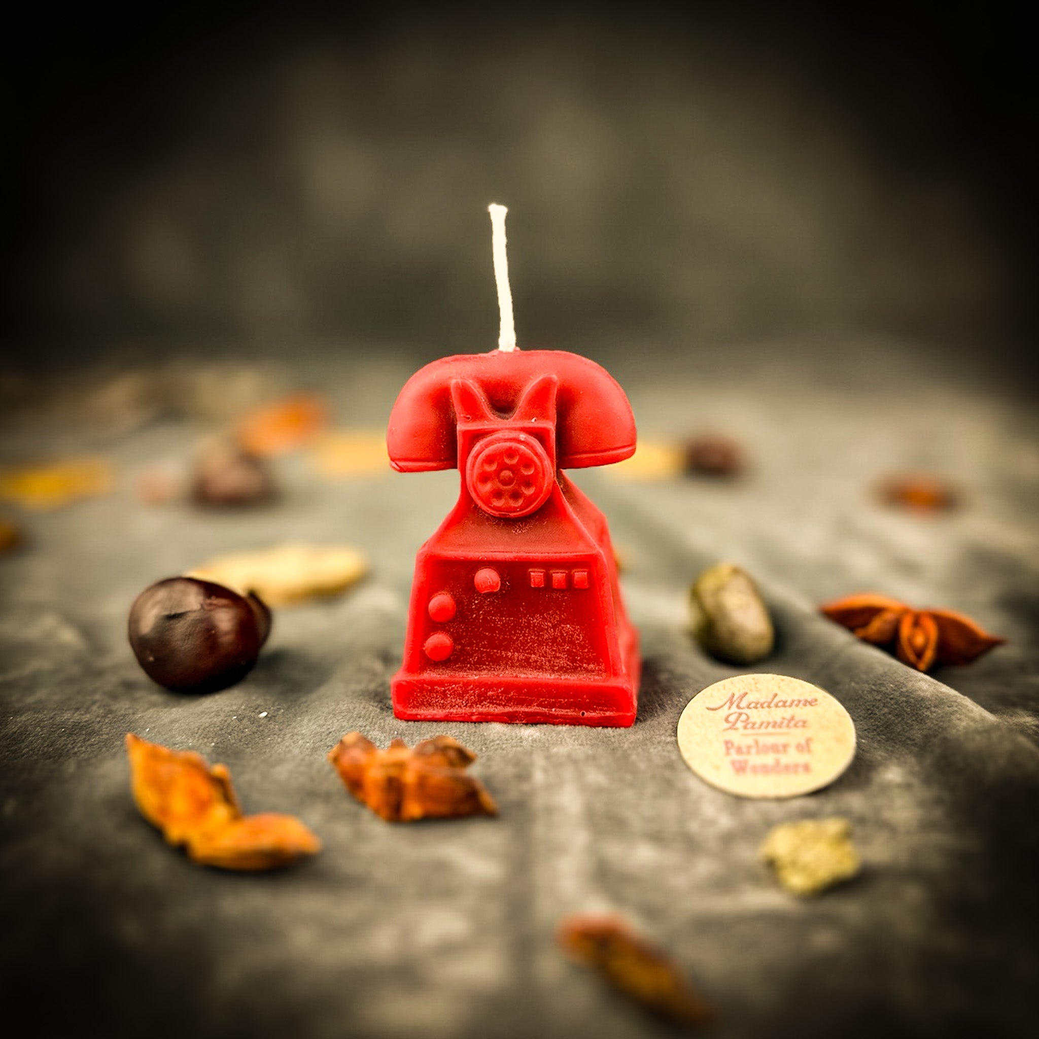 Beeswax Call Me Telephone Spell Candle