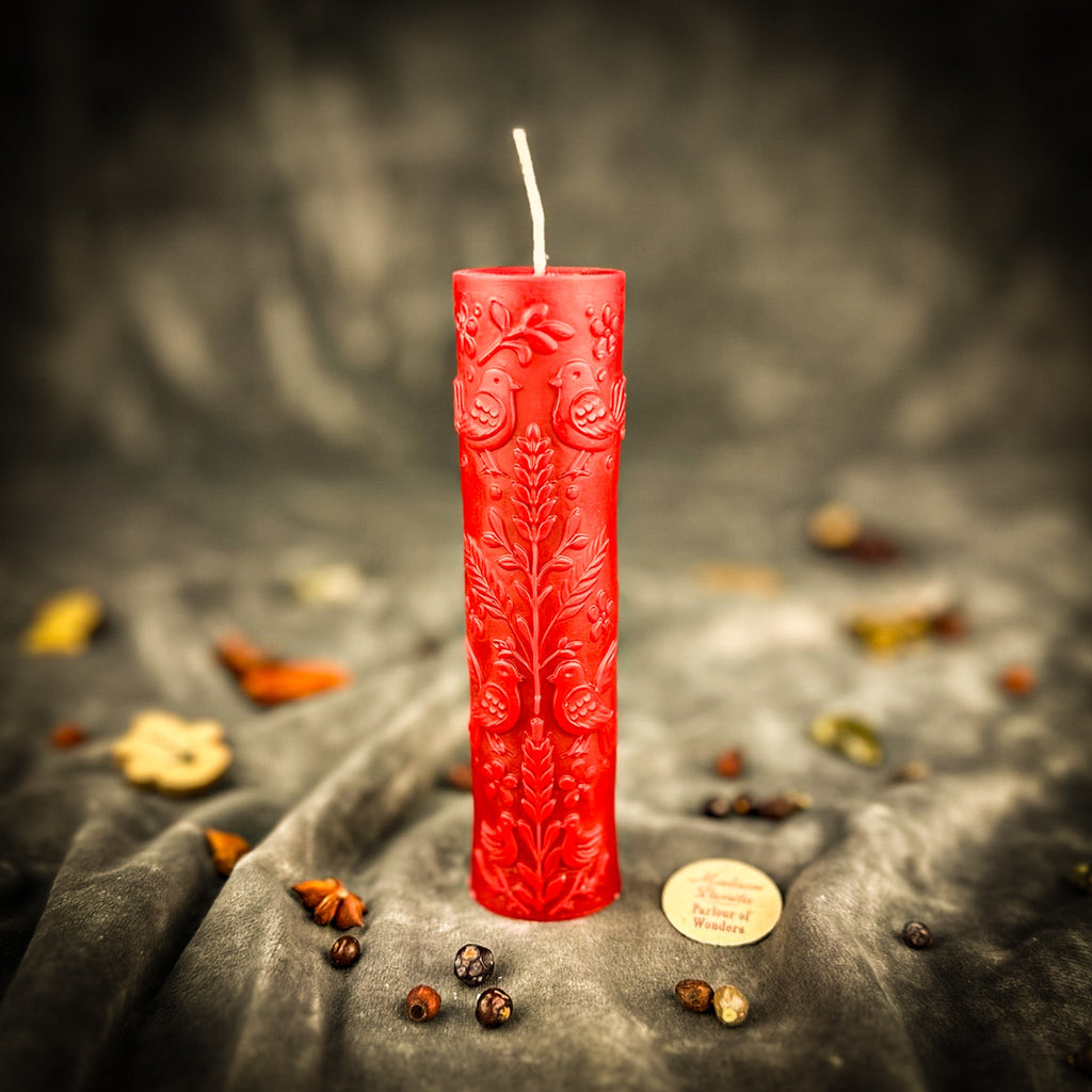 Derevo Zhyttya Tree of Life Candle - Ukrainian Growth & Ancestral Connection