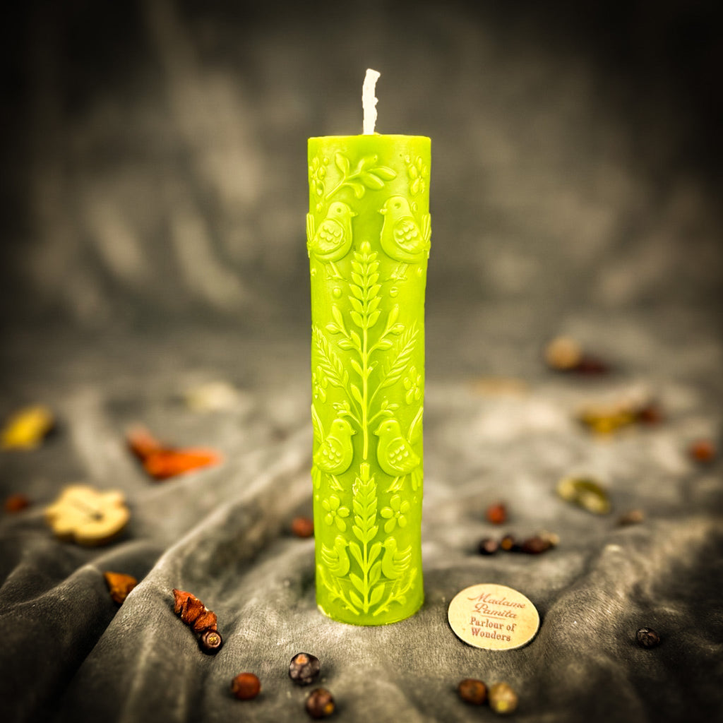 Derevo Zhyttya Tree of Life Candle - Ukrainian Growth & Ancestral Connection