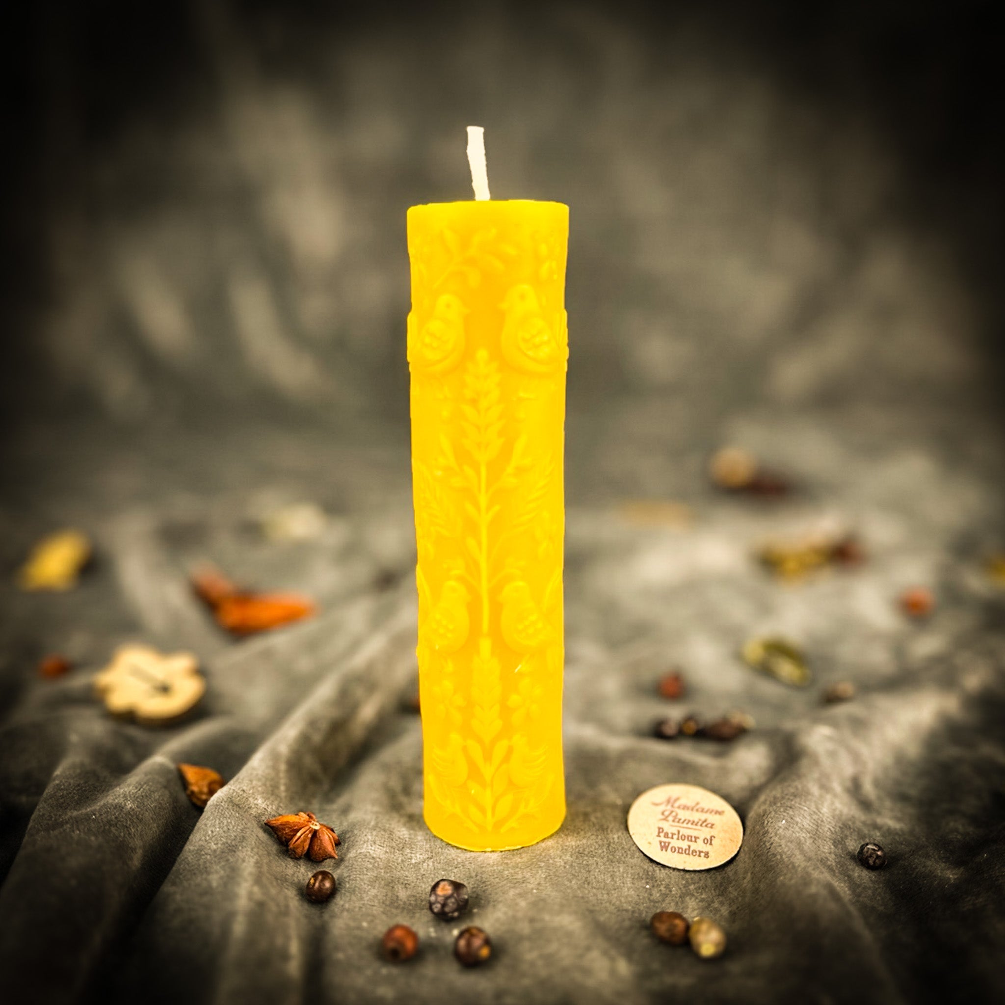 Derevo Zhyttya Tree of Life Candle - Ukrainian Growth & Ancestral Connection