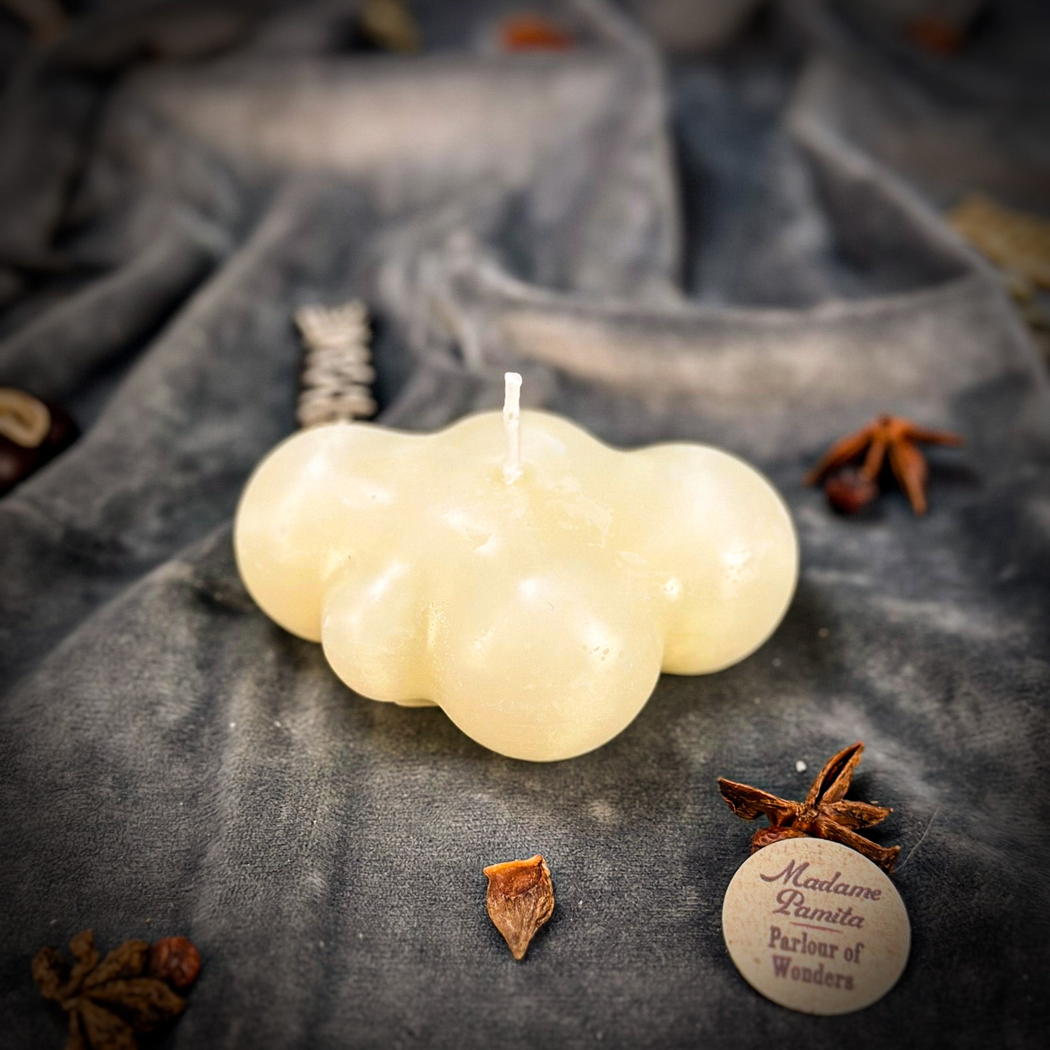 Beeswax Dreamy Cloud Spell Candle