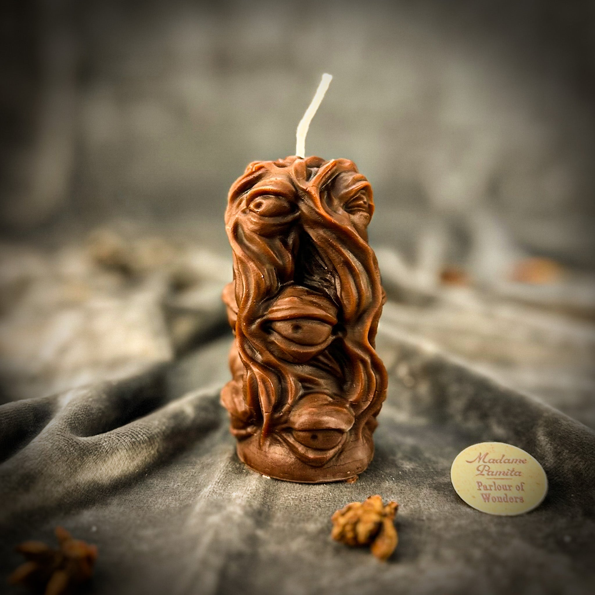 Beeswax Evil Eye Protection Spell Candle