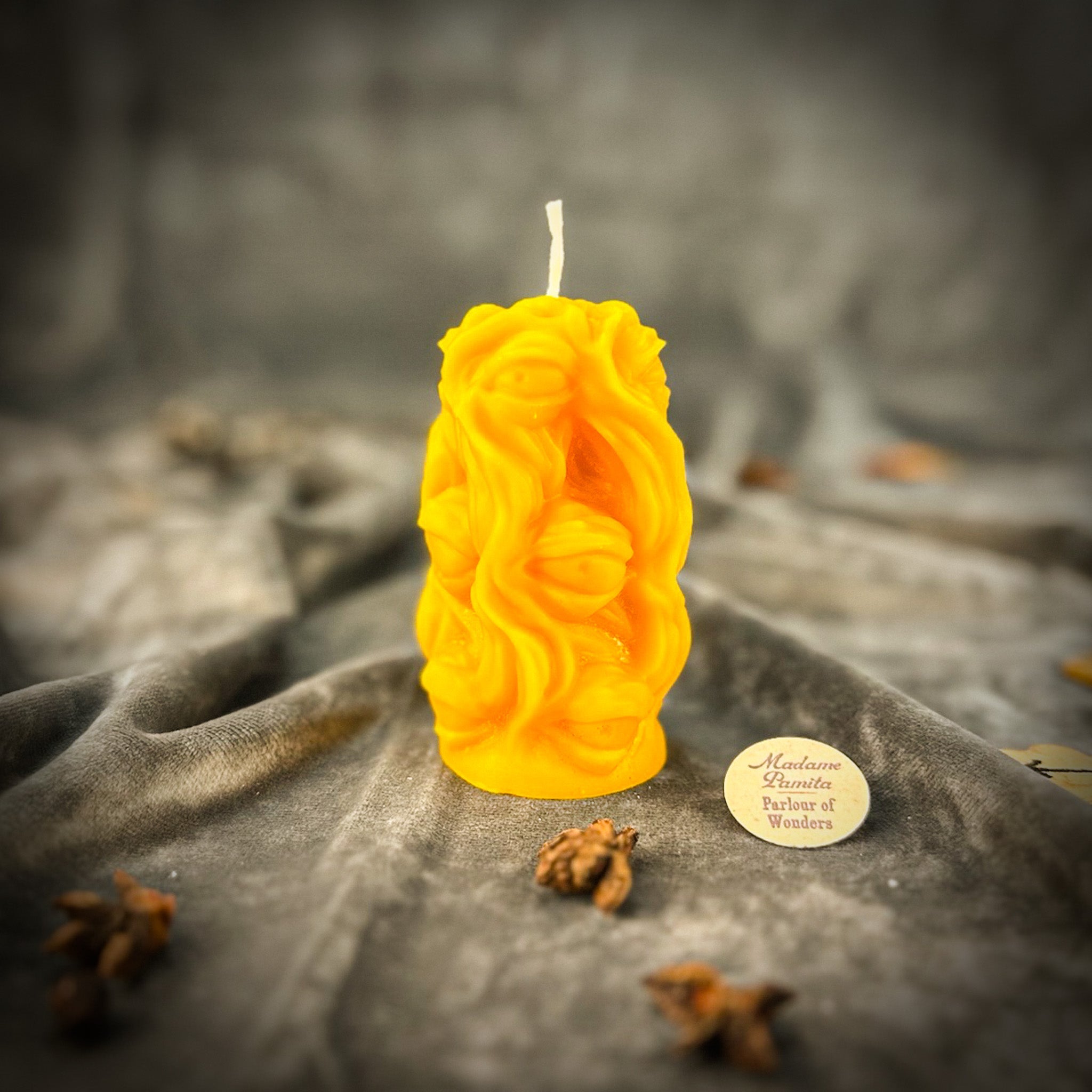 Beeswax Evil Eye Protection Spell Candle