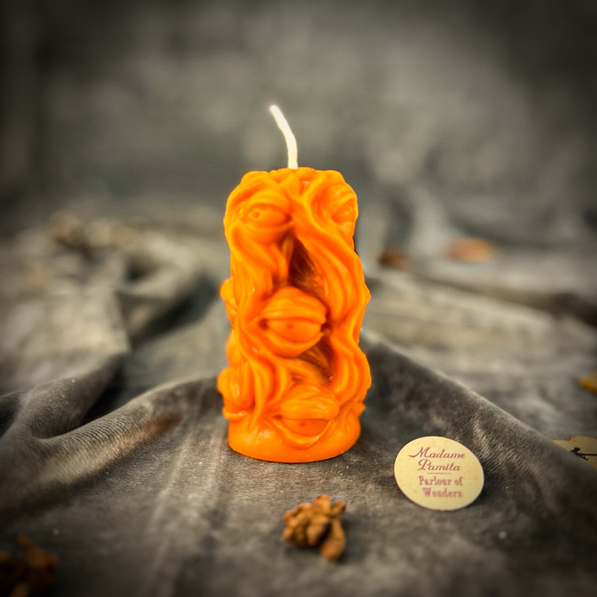 Beeswax Evil Eye Protection Spell Candle