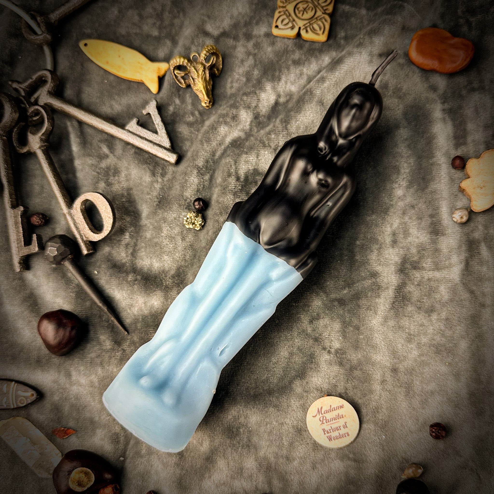 Beeswax Reversing Female Figural Spell Candle