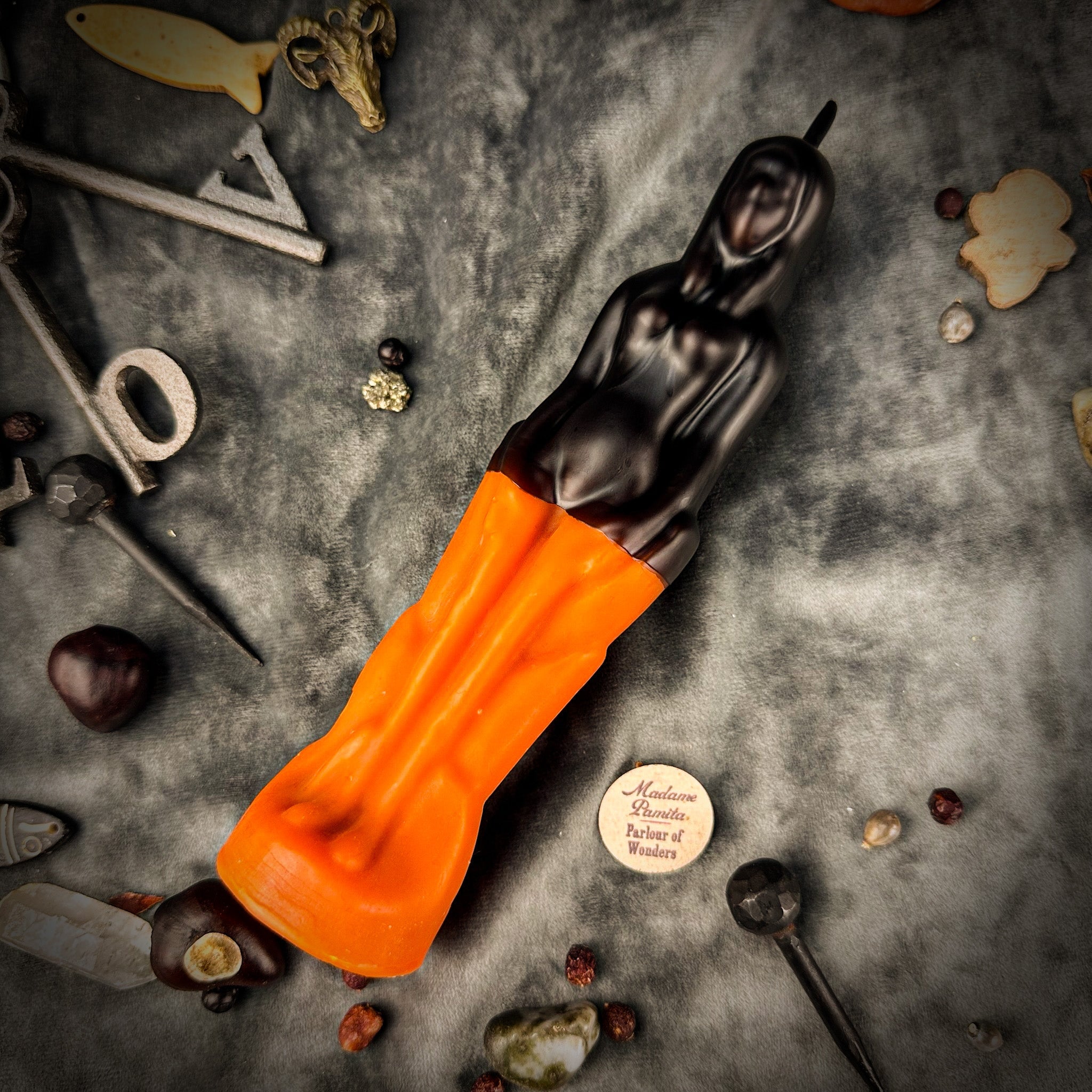 Beeswax Reversing Female Figural Spell Candle