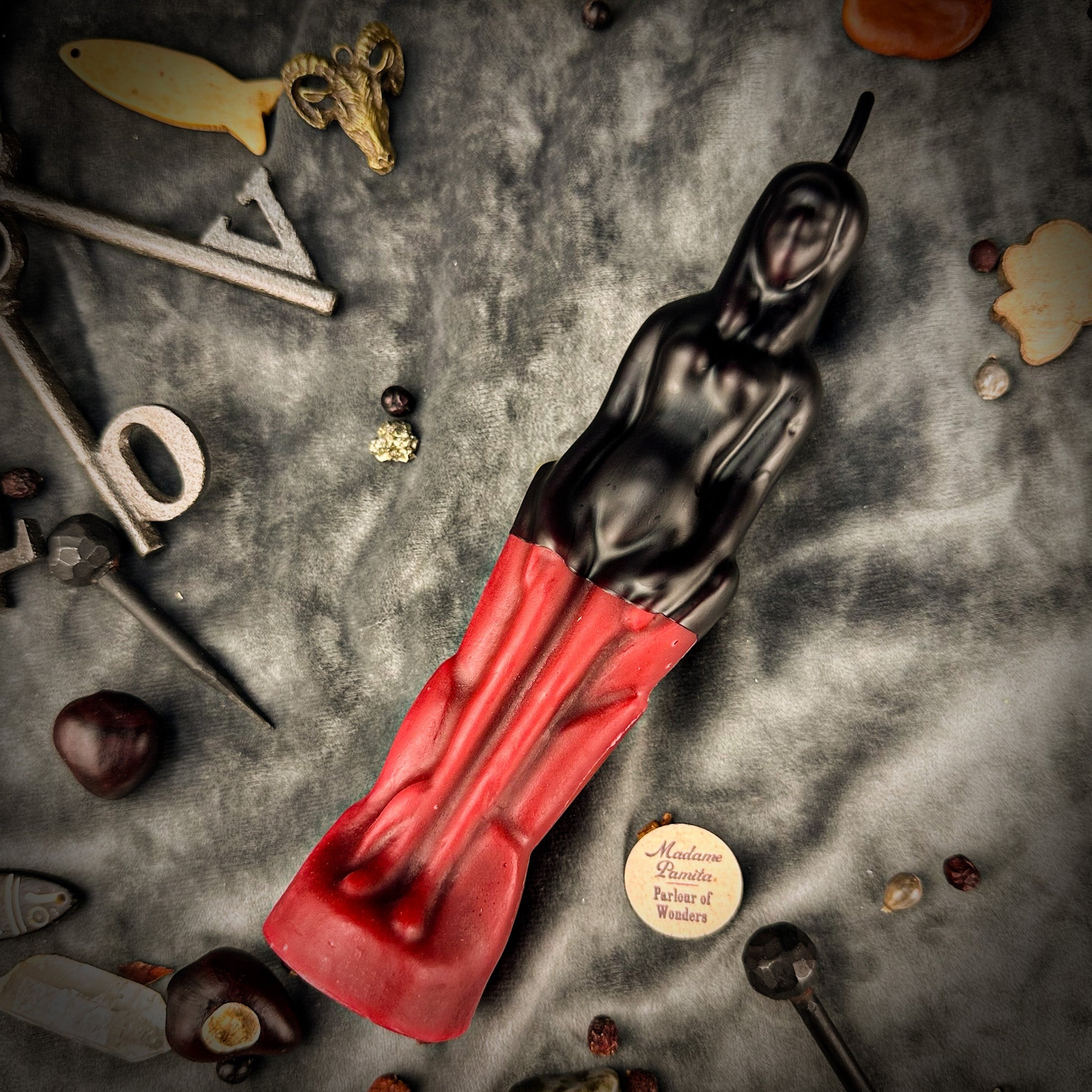 Beeswax Reversing Female Figural Spell Candle