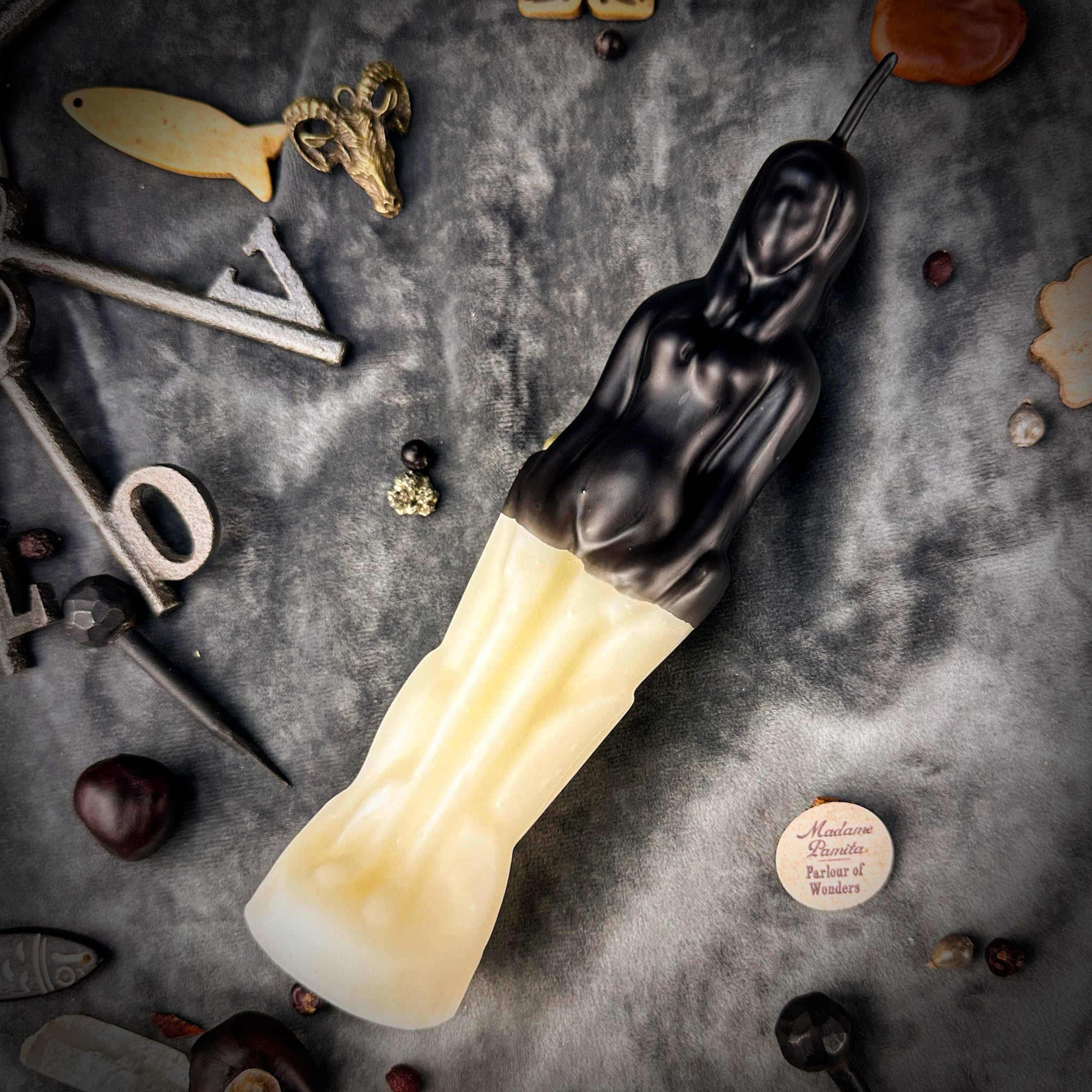 Beeswax Reversing Female Figural Spell Candle