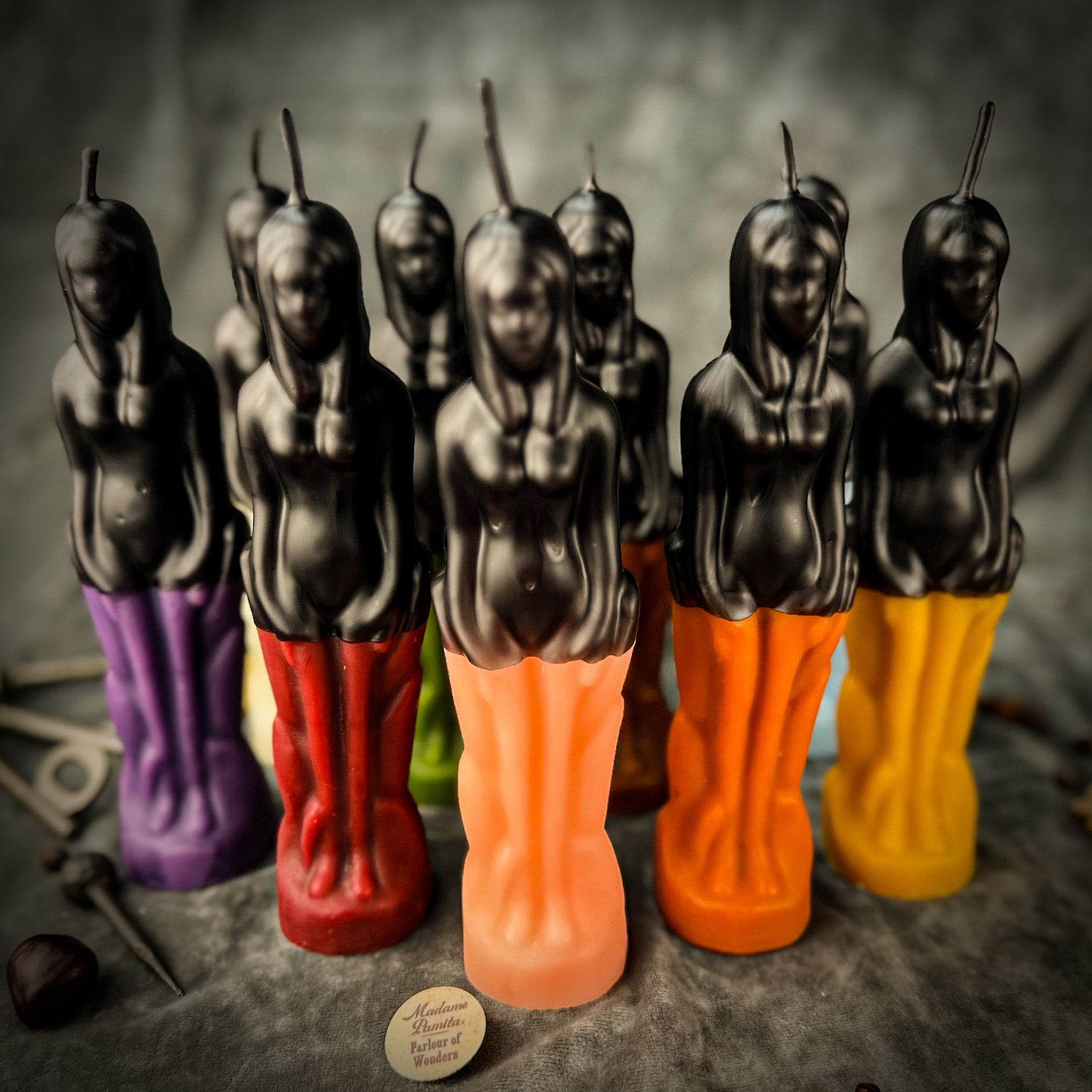 Beeswax Reversing Female Figural Spell Candle