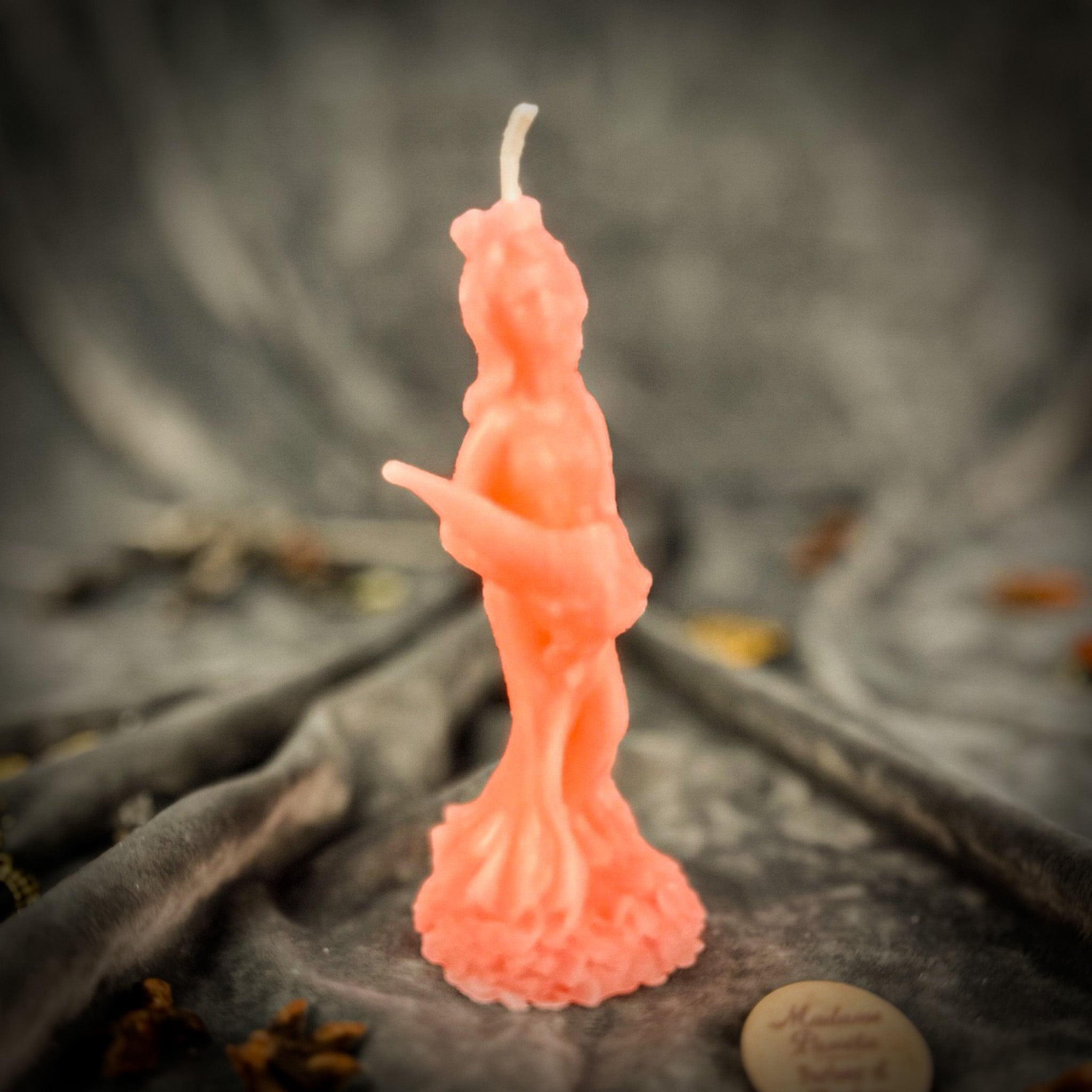 Beeswax Fortuna Goddess of Luck Spell Candle