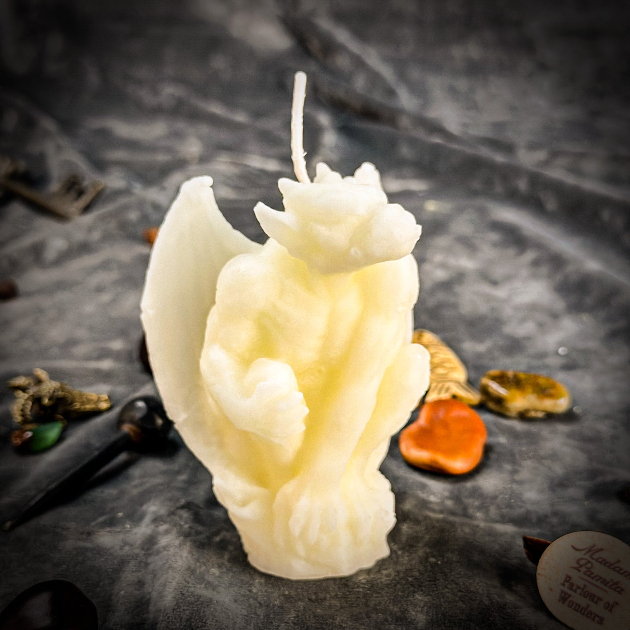 Beeswax Gargoyle Guardian Spell Candle