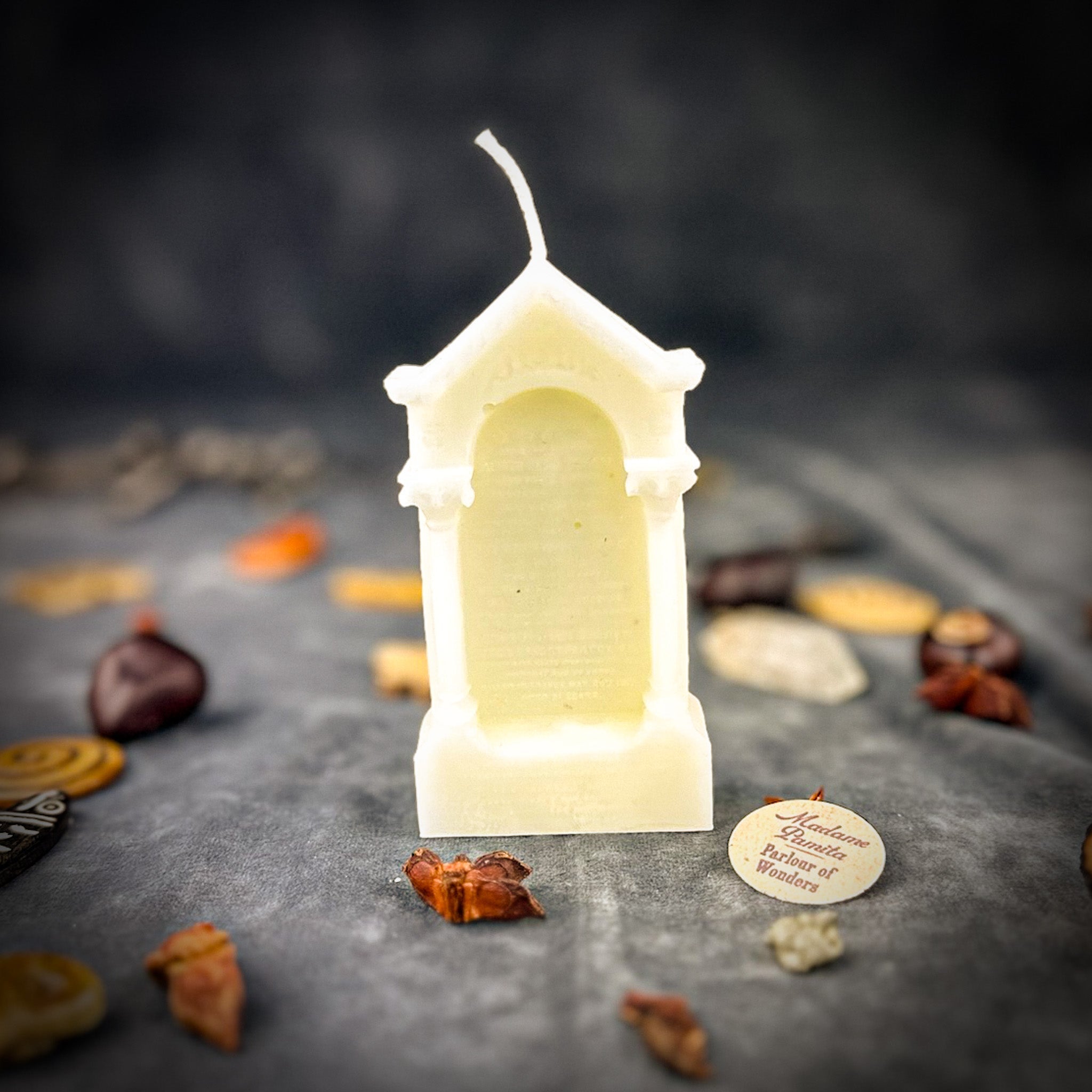 Beeswax Graveyard Spell Candle