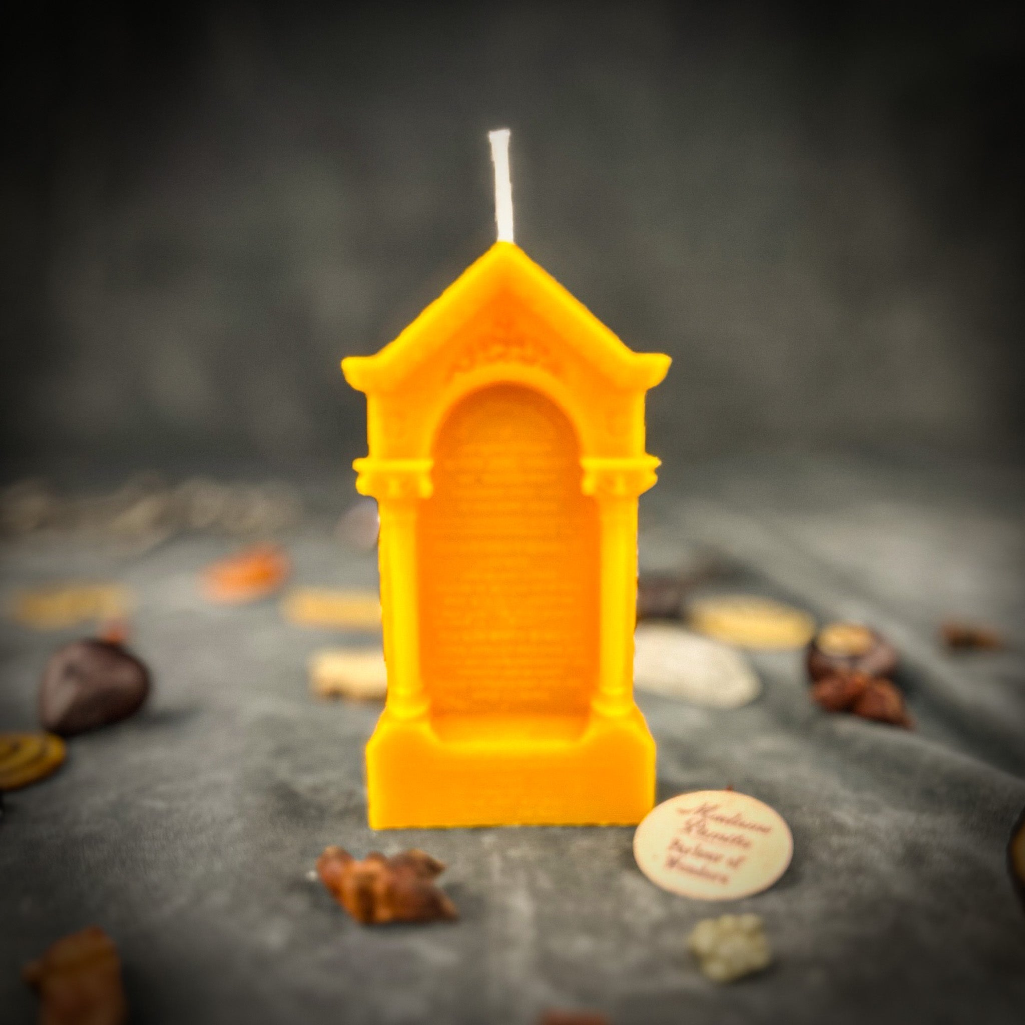 Beeswax Graveyard Spell Candle