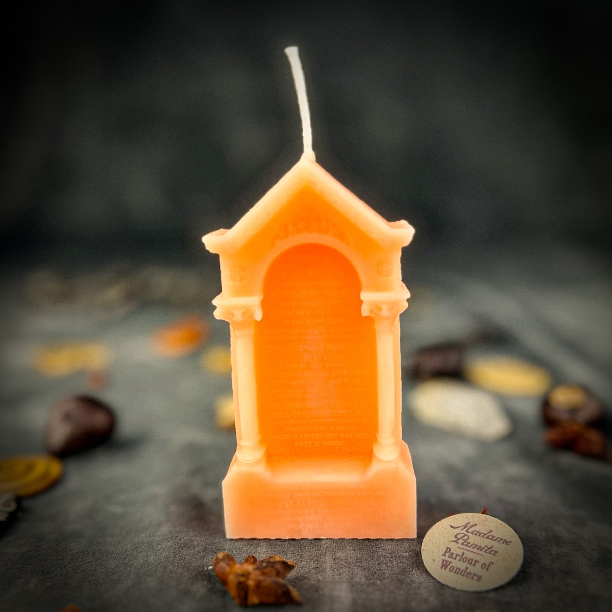 Beeswax Graveyard Spell Candle