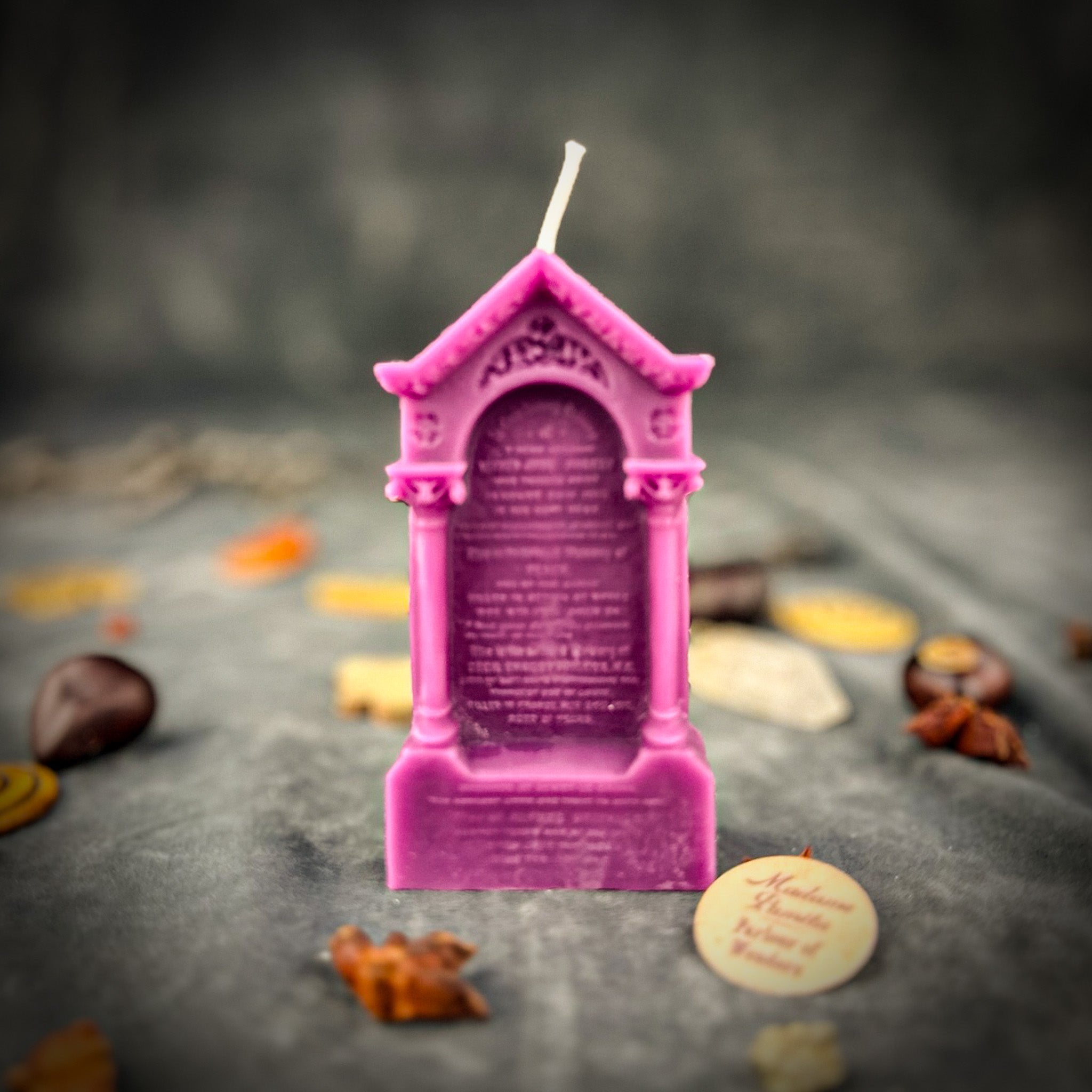 Beeswax Graveyard Spell Candle