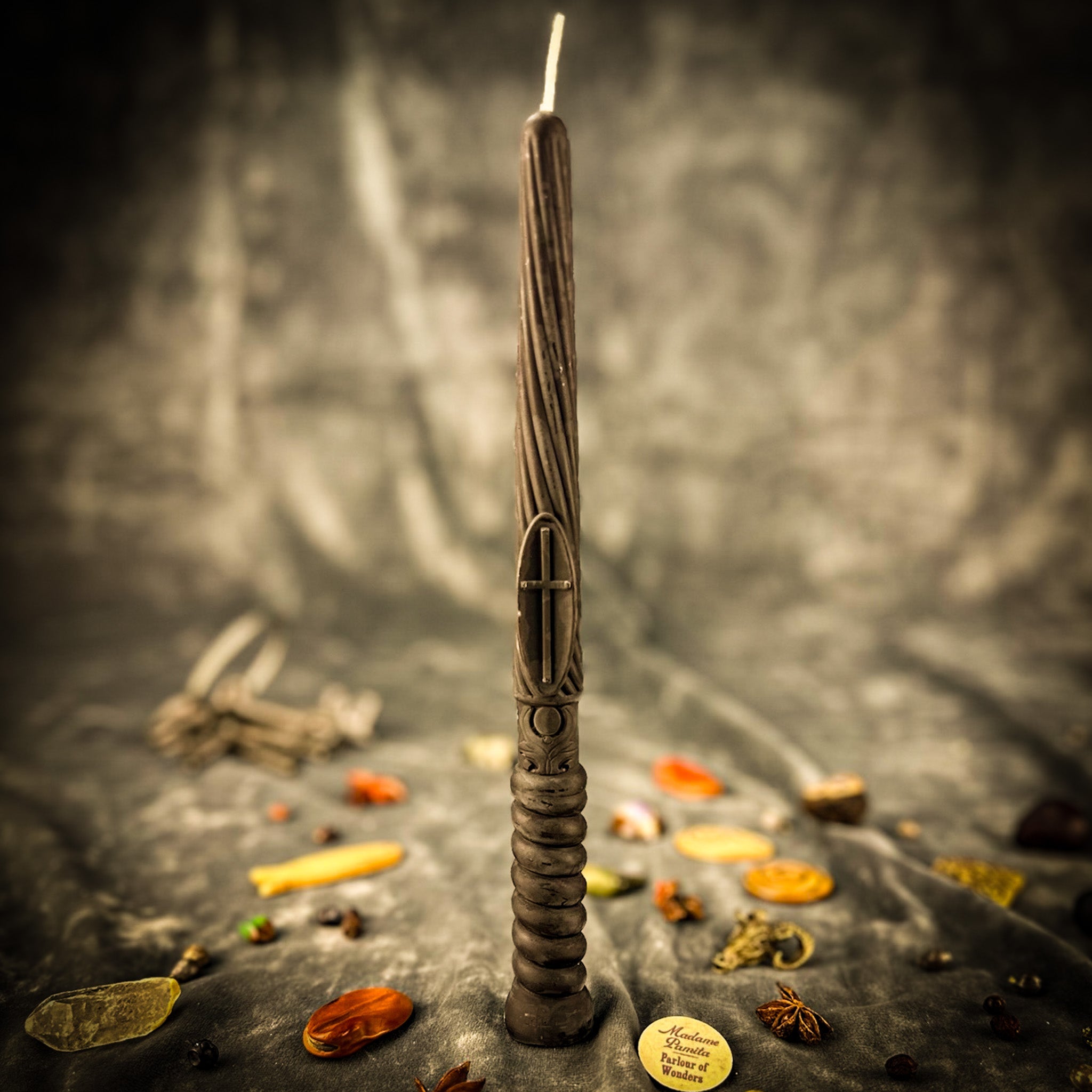 Beeswax Gromnica Candlemas Protection Taper Candle