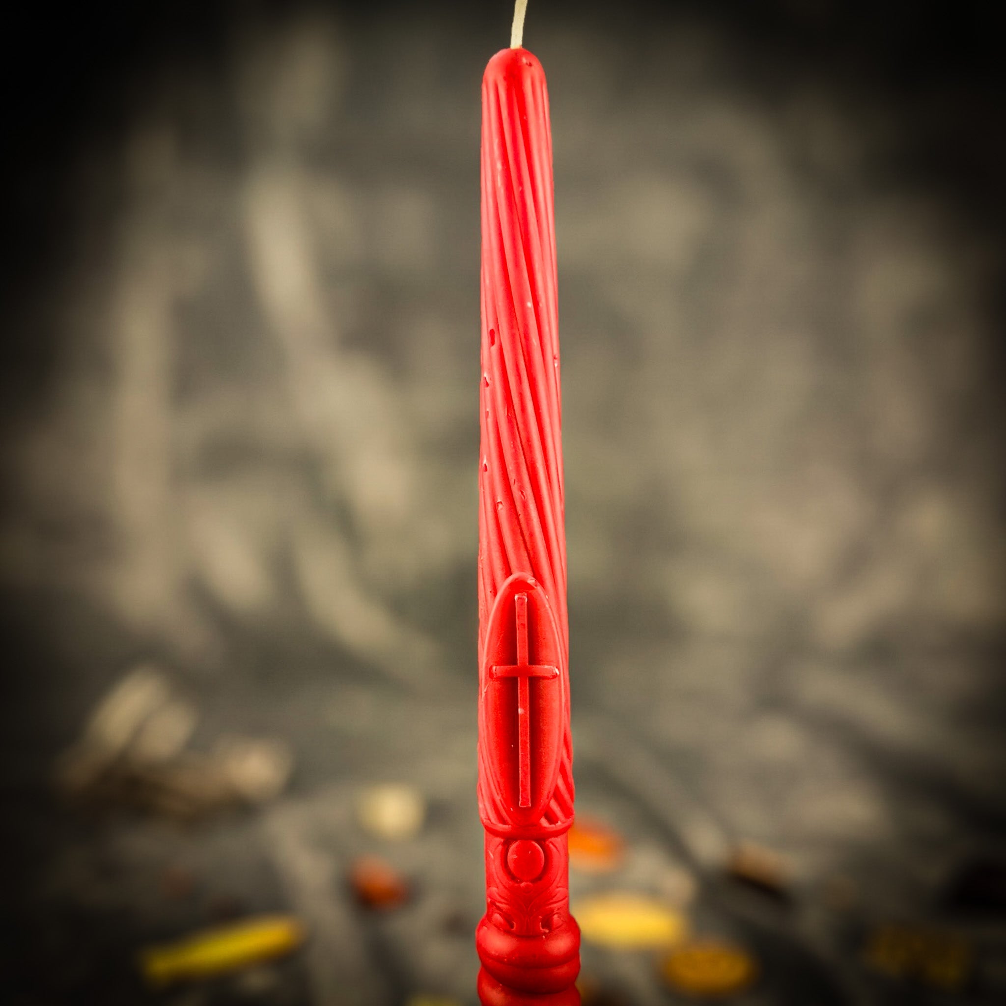 Beeswax Gromnica Candlemas Protection Taper Candle