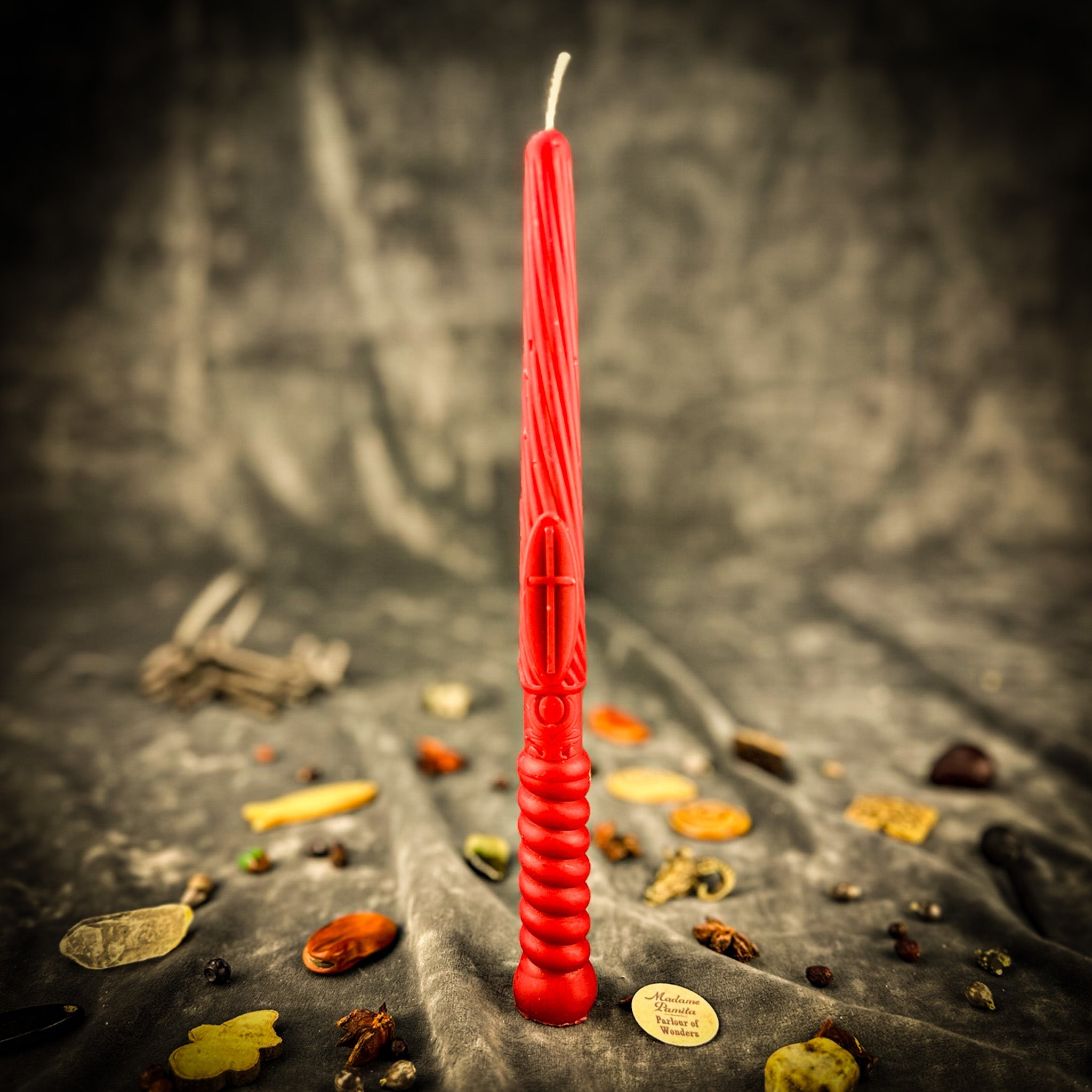 Beeswax Gromnica Candlemas Protection Taper Candle