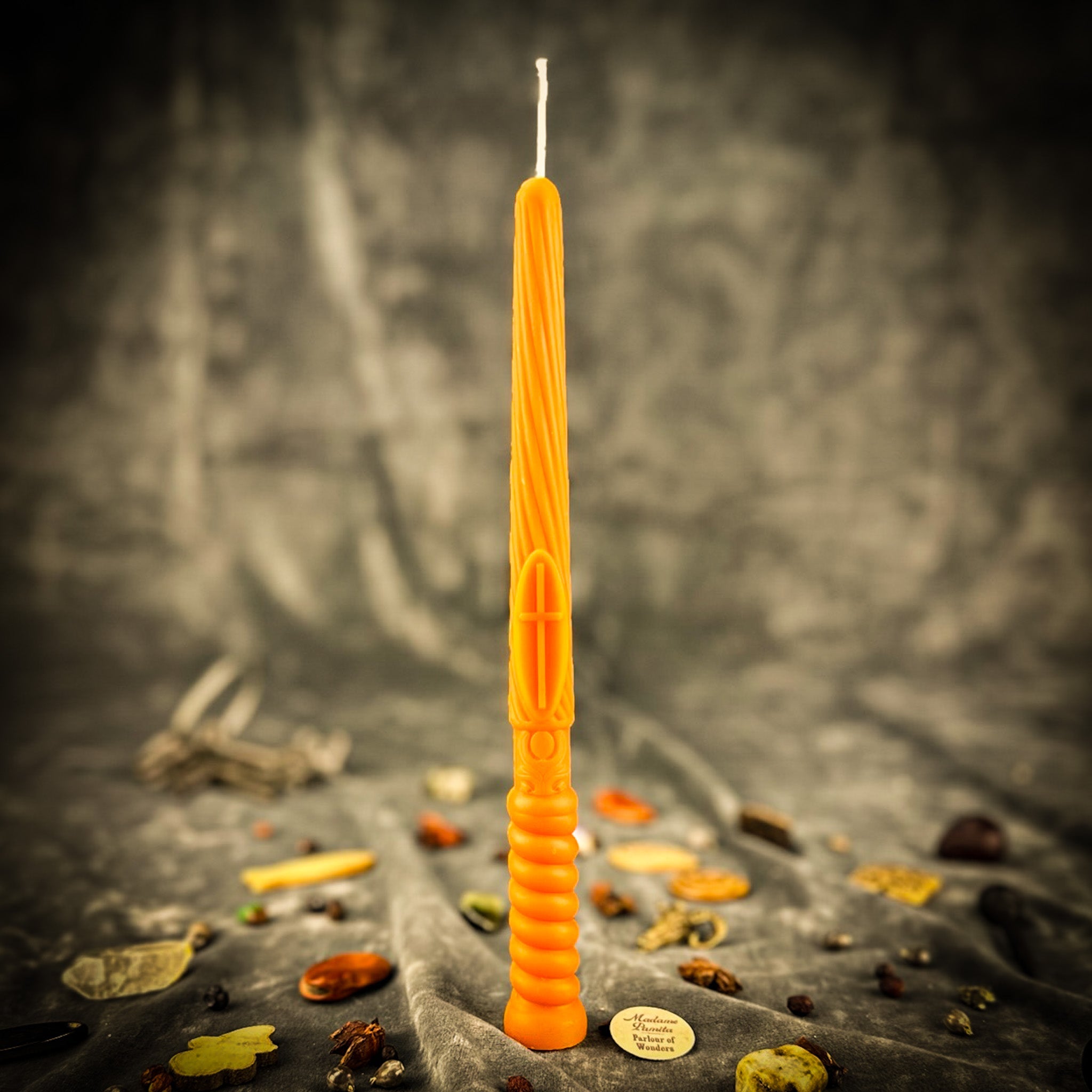 Beeswax Gromnica Candlemas Protection Taper Candle
