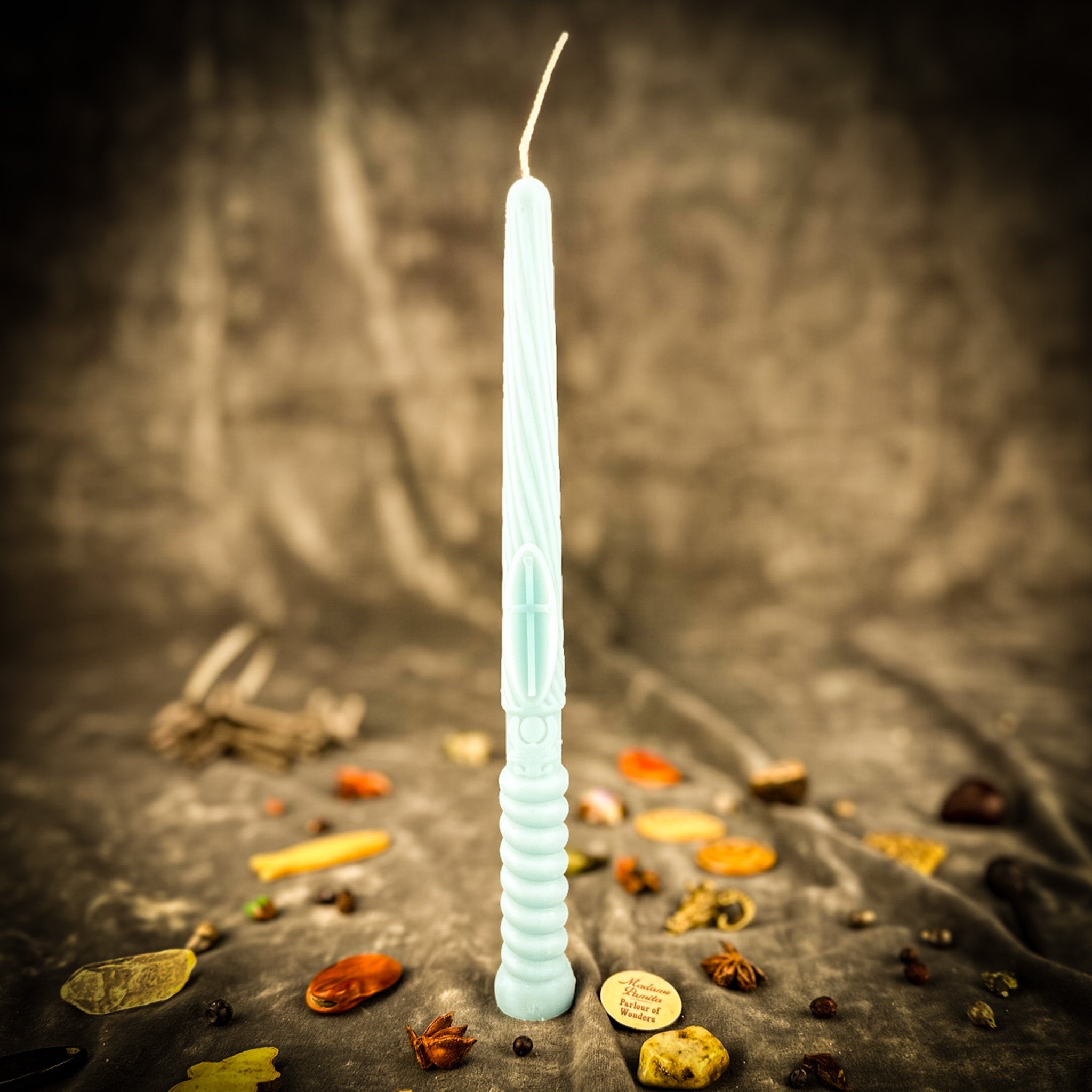 Beeswax Gromnica Candlemas Protection Taper Candle