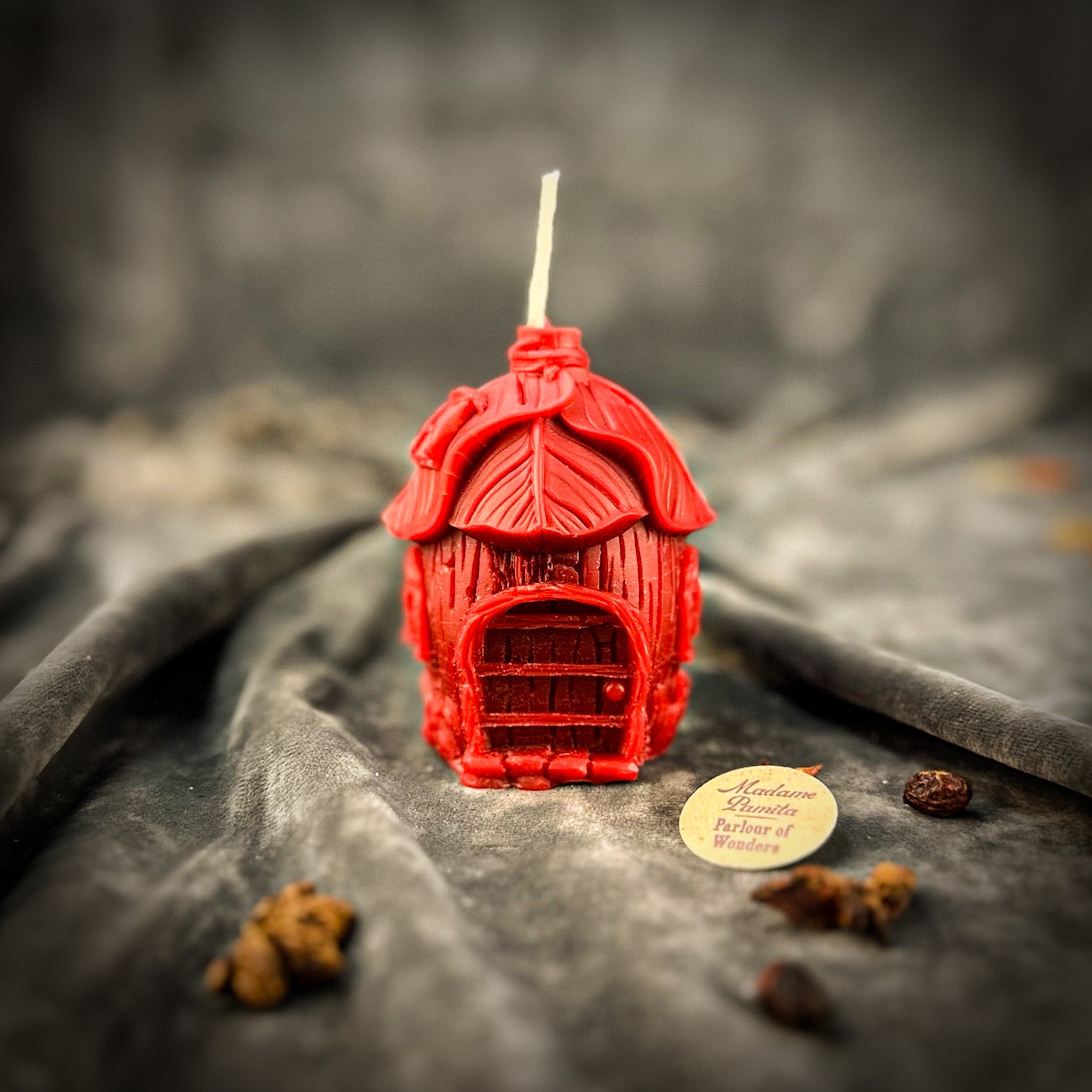 Beeswax Growing Abundance Fairy Hut Candle