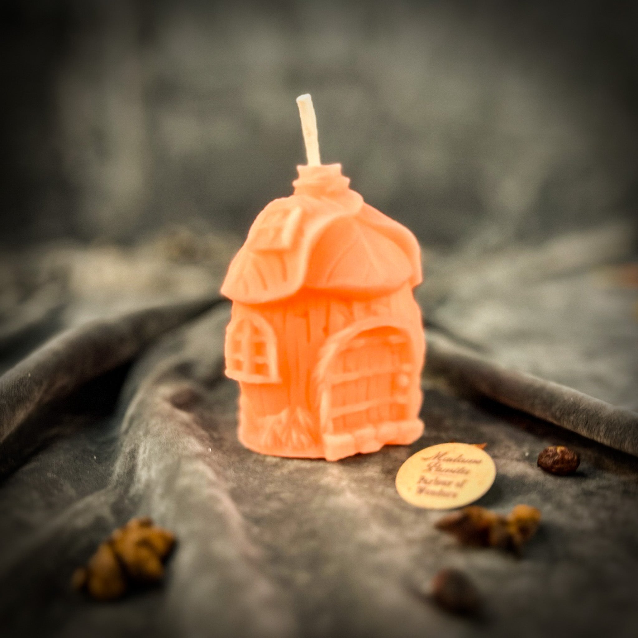 Beeswax Growing Abundance Fairy Hut Candle