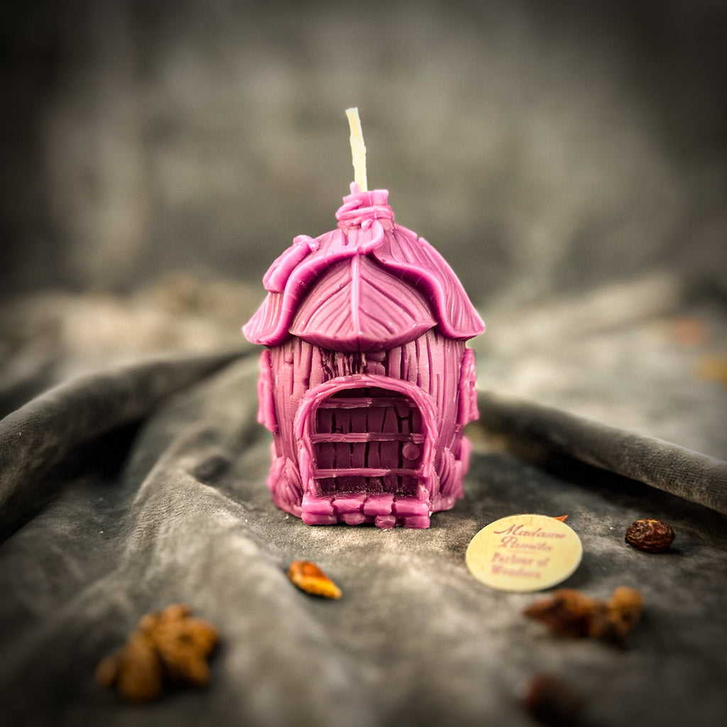 Beeswax Growing Abundance Fairy Hut Candle