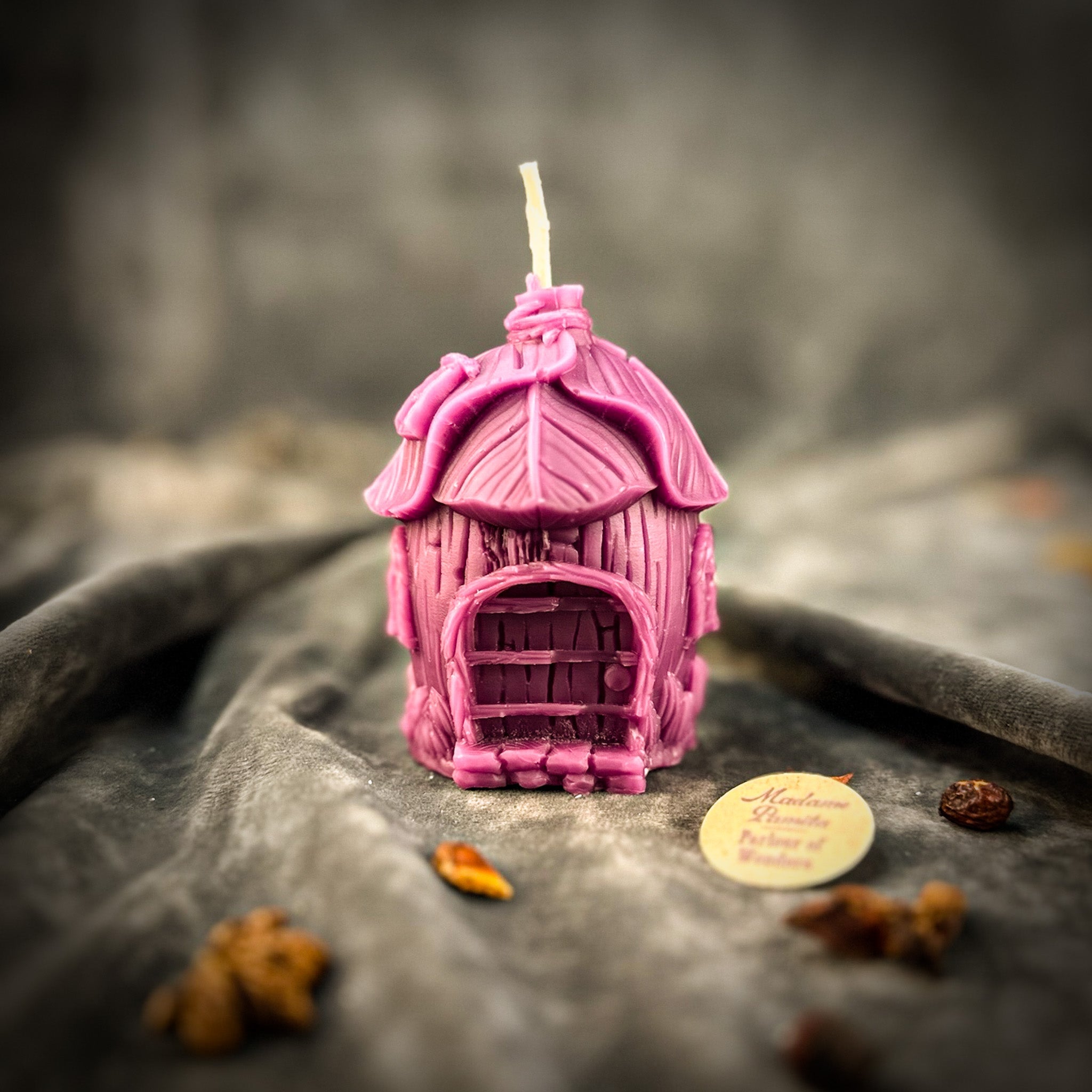 Beeswax Growing Abundance Fairy Hut Candle