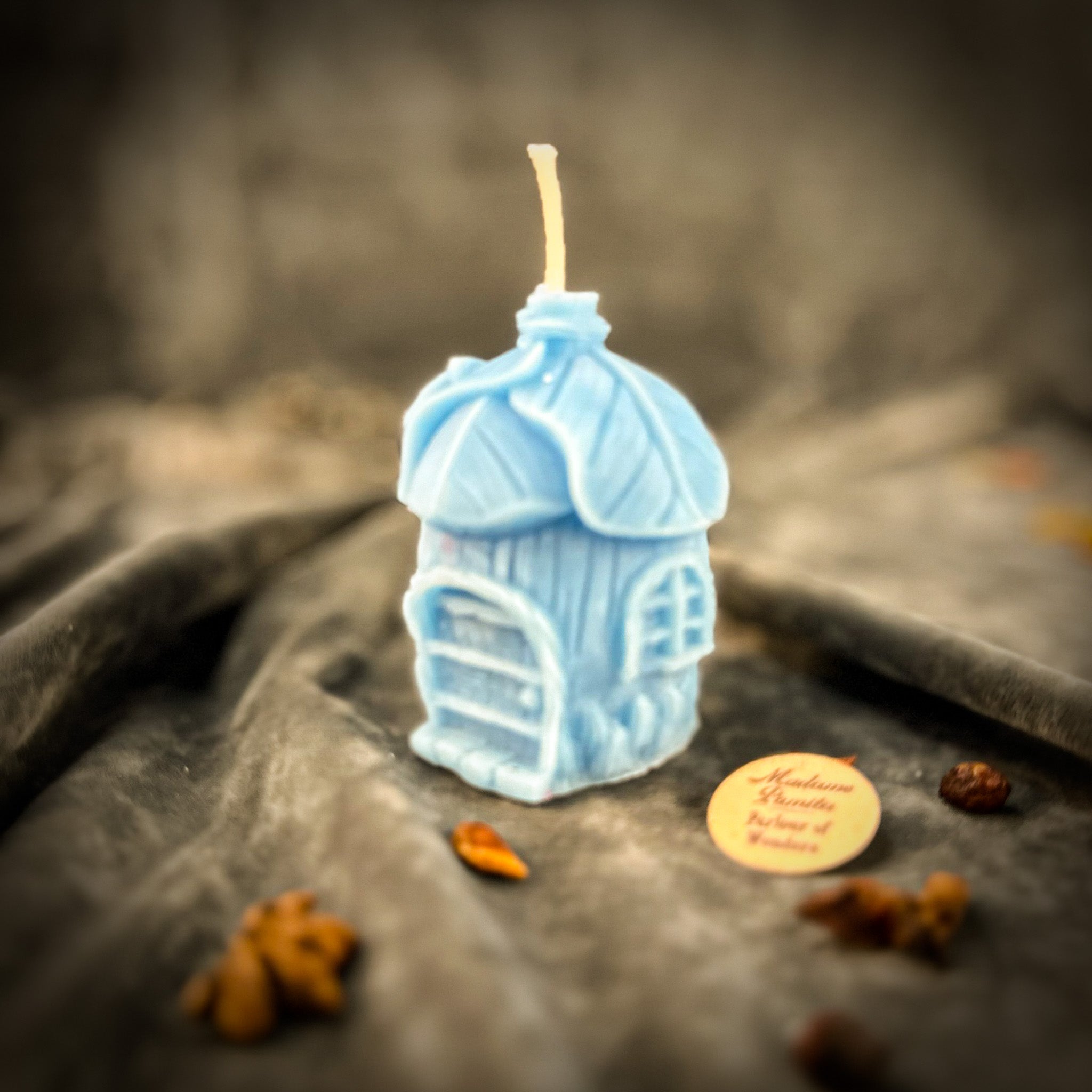 Beeswax Growing Abundance Fairy Hut Candle