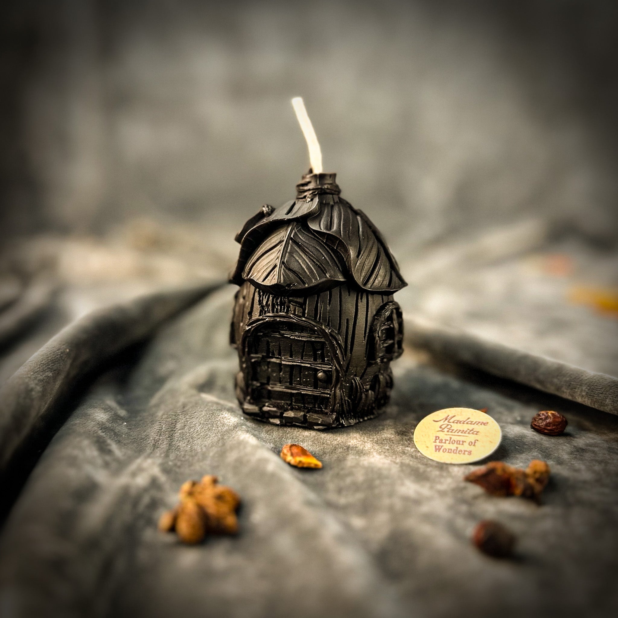 Beeswax Growing Abundance Fairy Hut Candle
