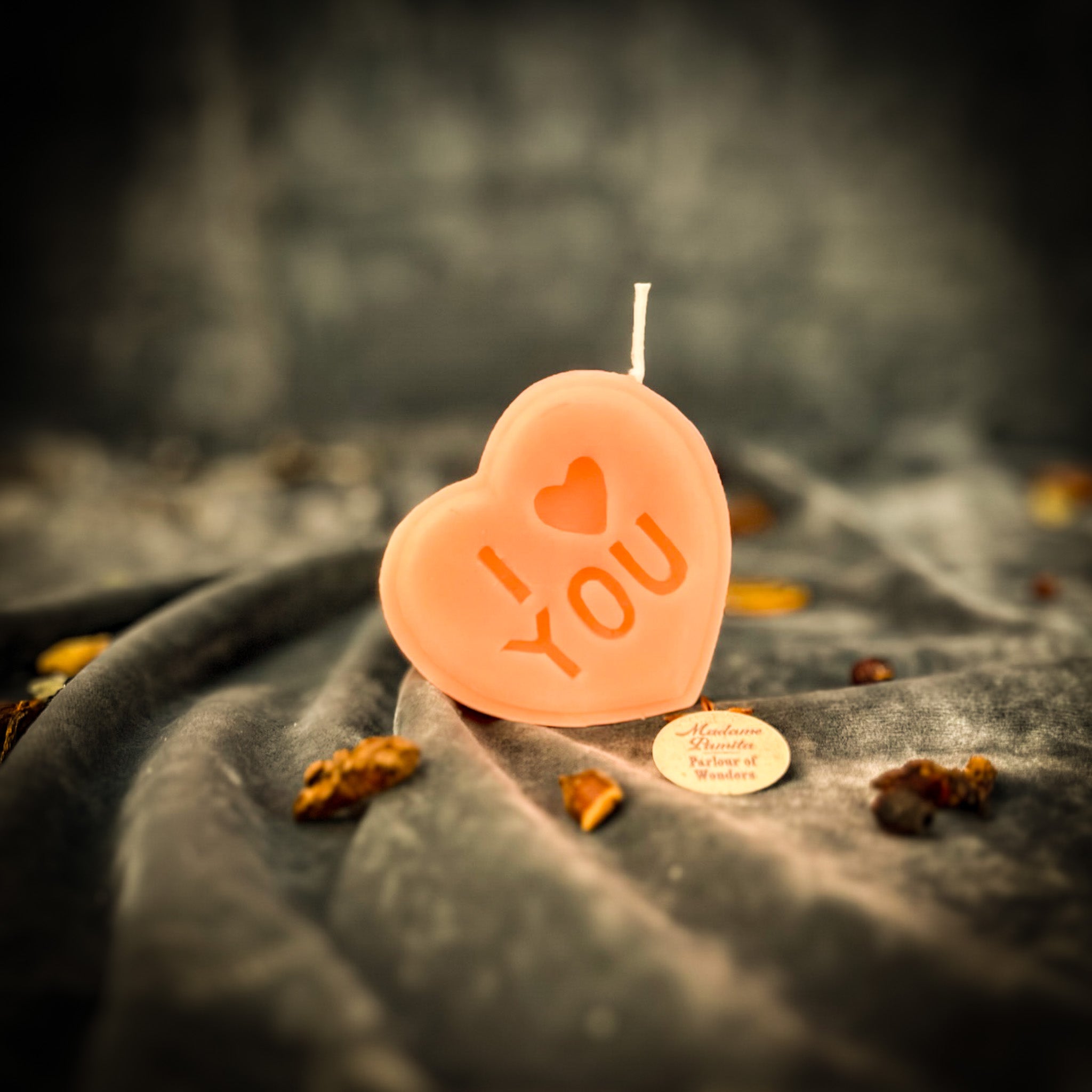 Beeswax I Love You Spell Candle - Sweet Romance Magic
