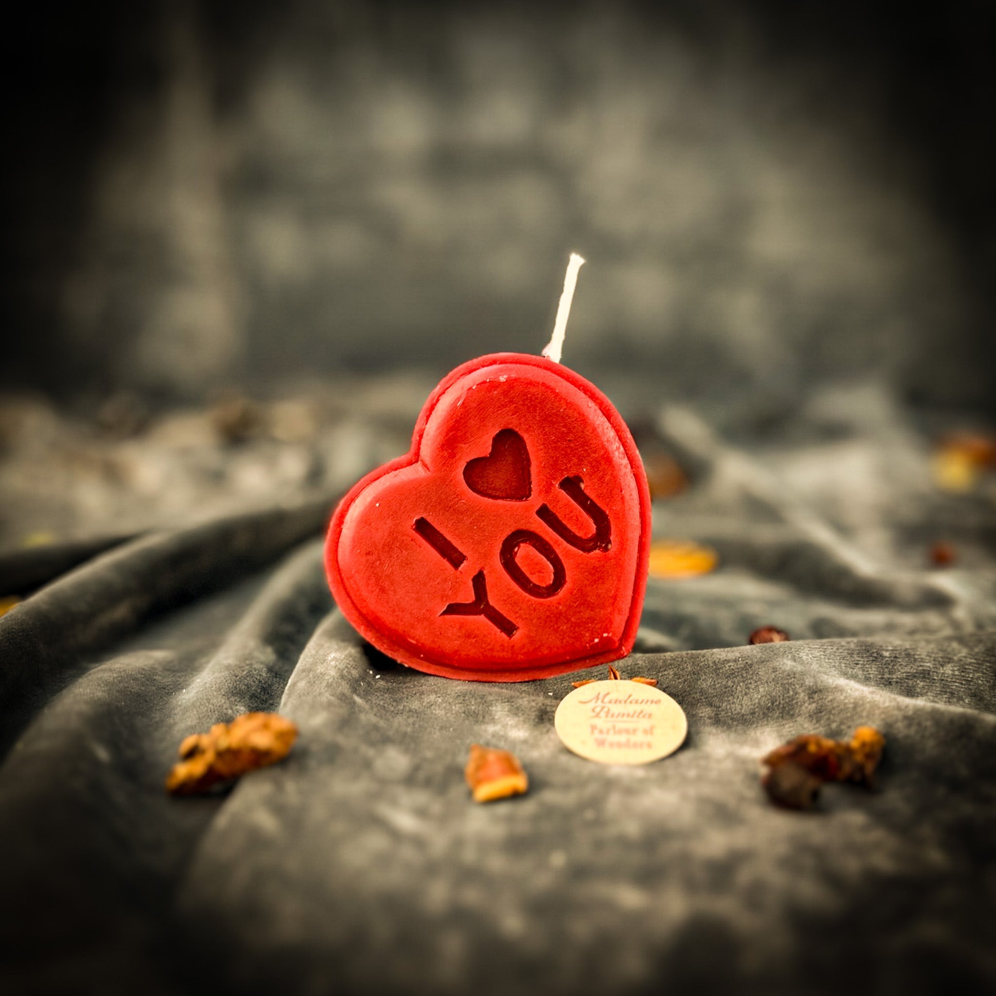 Beeswax I Love You Spell Candle - Sweet Romance Magic