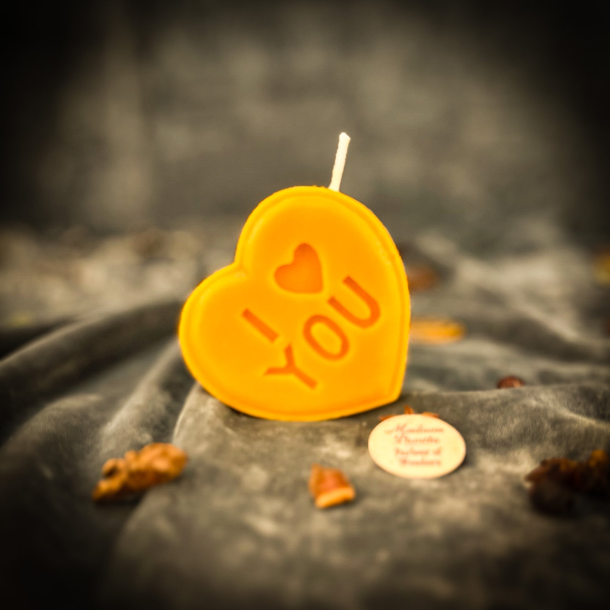 Beeswax I Love You Spell Candle - Sweet Romance Magic