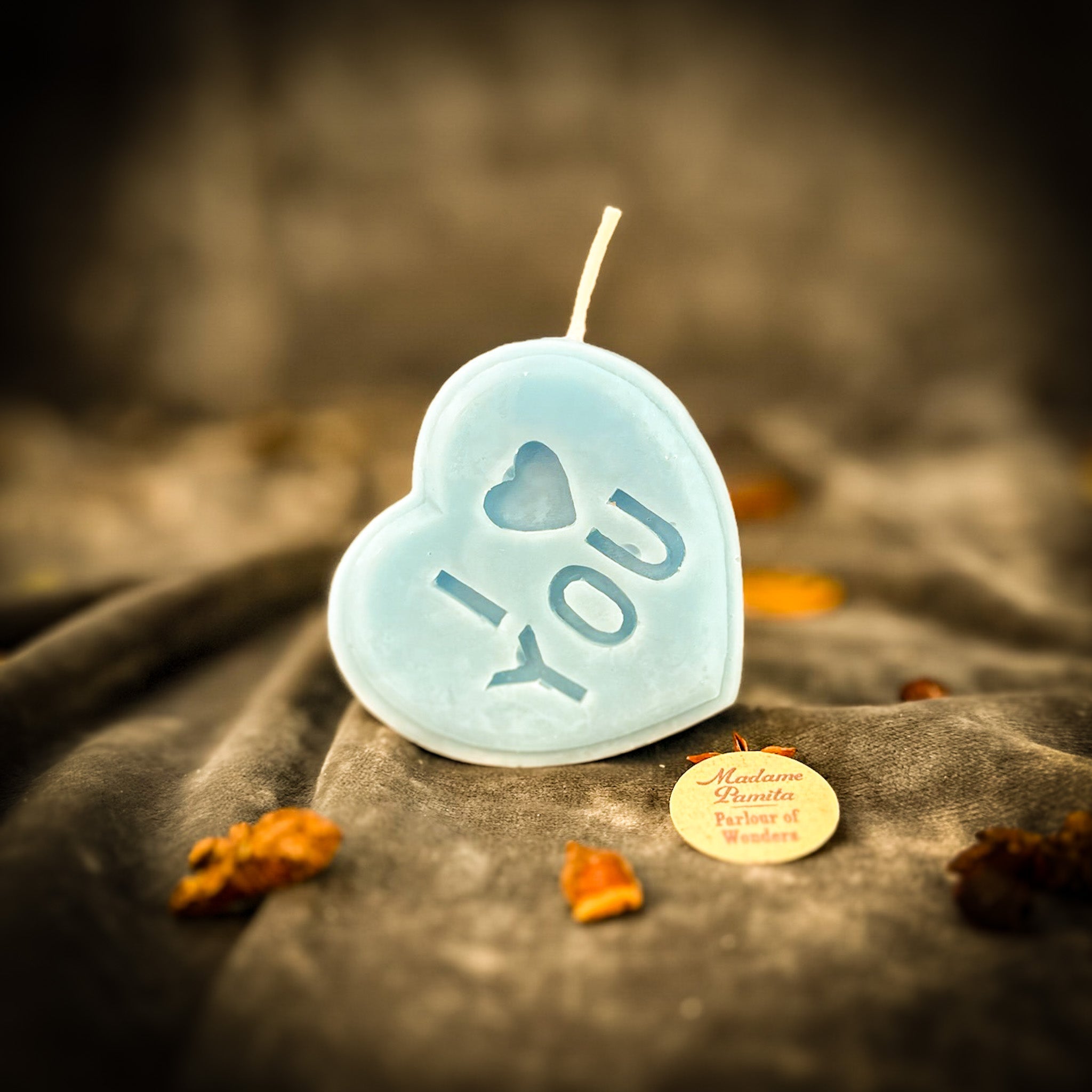 Beeswax I Love You Spell Candle - Sweet Romance Magic