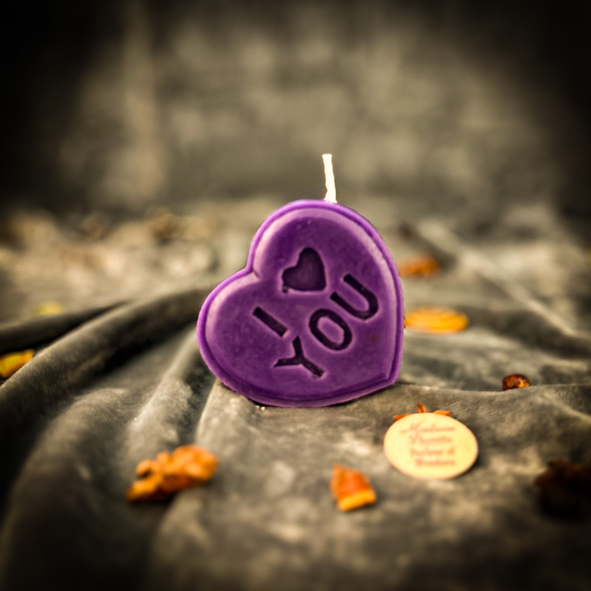 Beeswax I Love You Spell Candle - Sweet Romance Magic