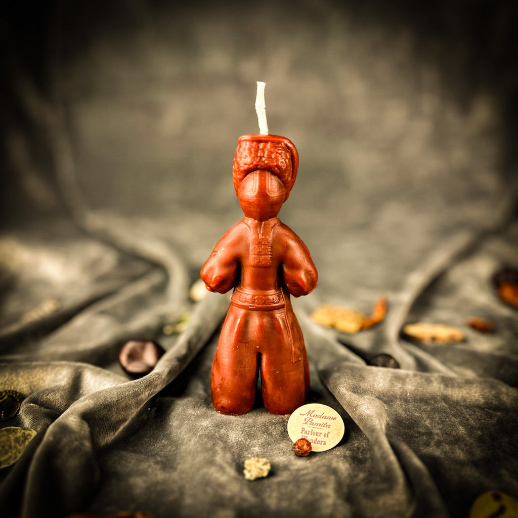 Beeswax Kozak of Courage Spell Candle