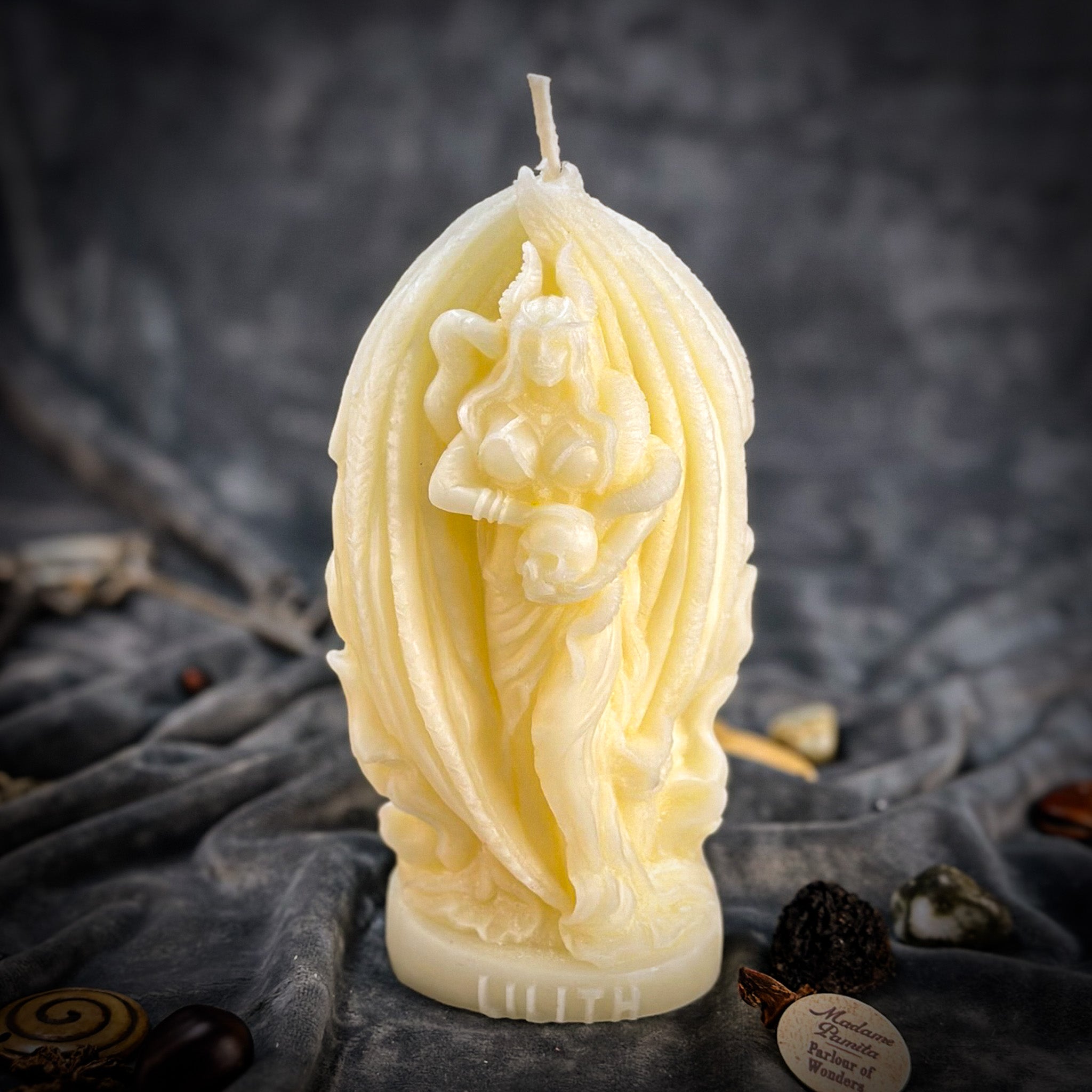 Beeswax Lilith Feminine Empowerment Spell Candle