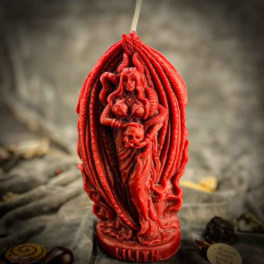 Beeswax Lilith Feminine Empowerment Spell Candle