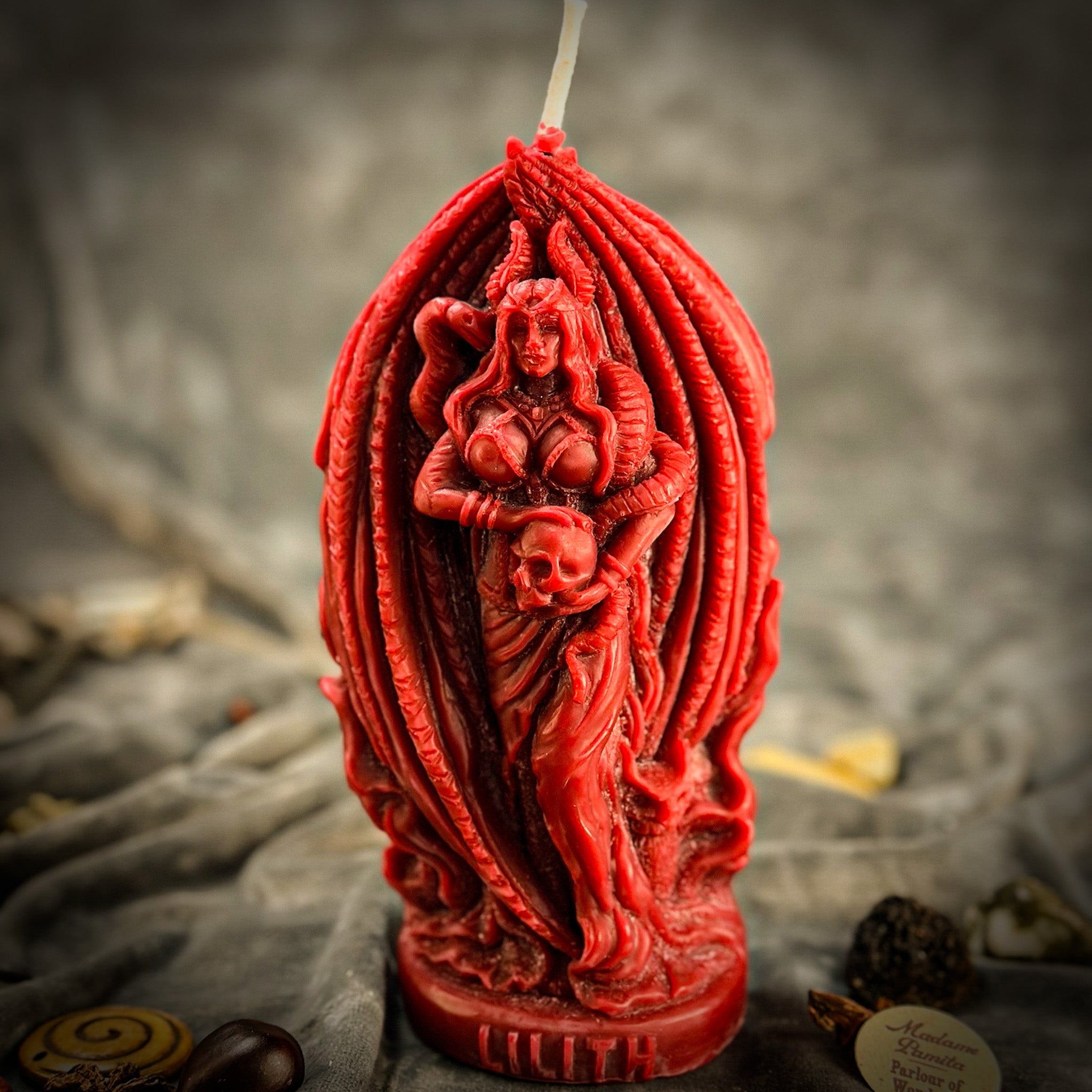 Beeswax Lilith Feminine Empowerment Spell Candle