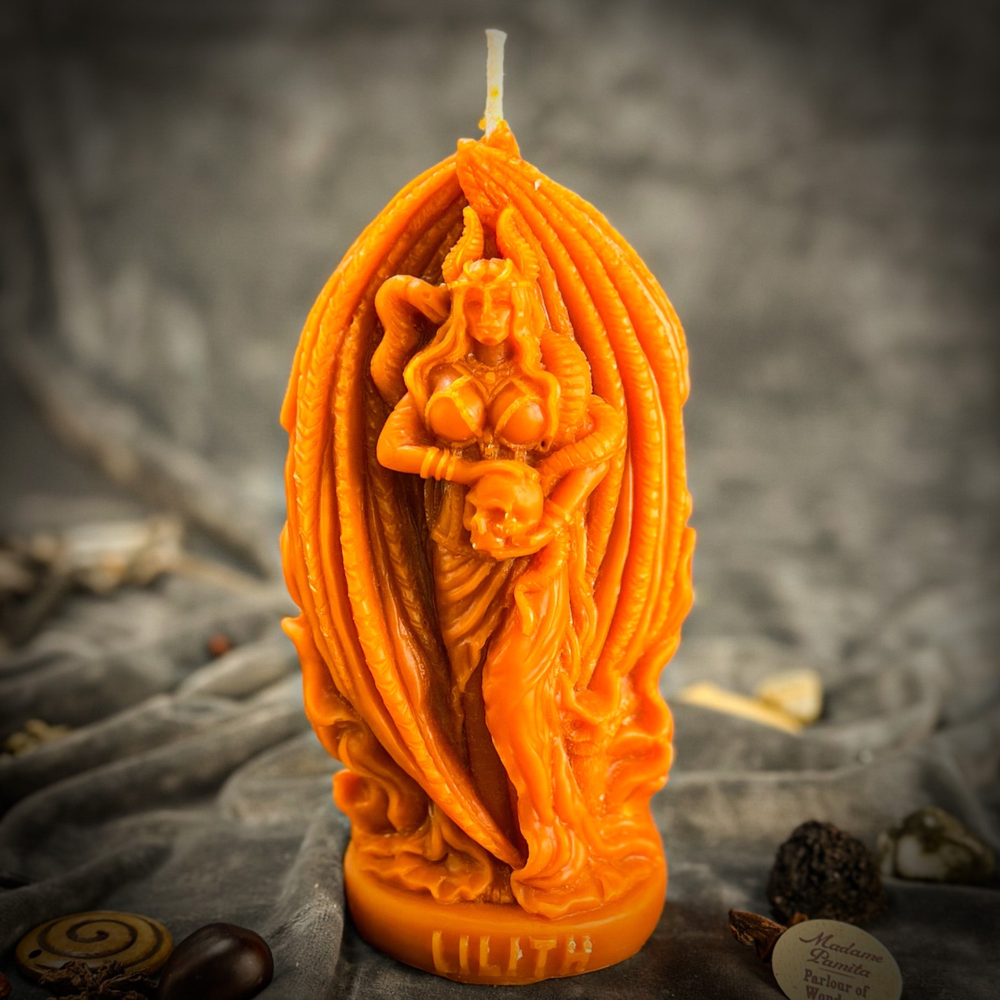 Beeswax Lilith Feminine Empowerment Spell Candle