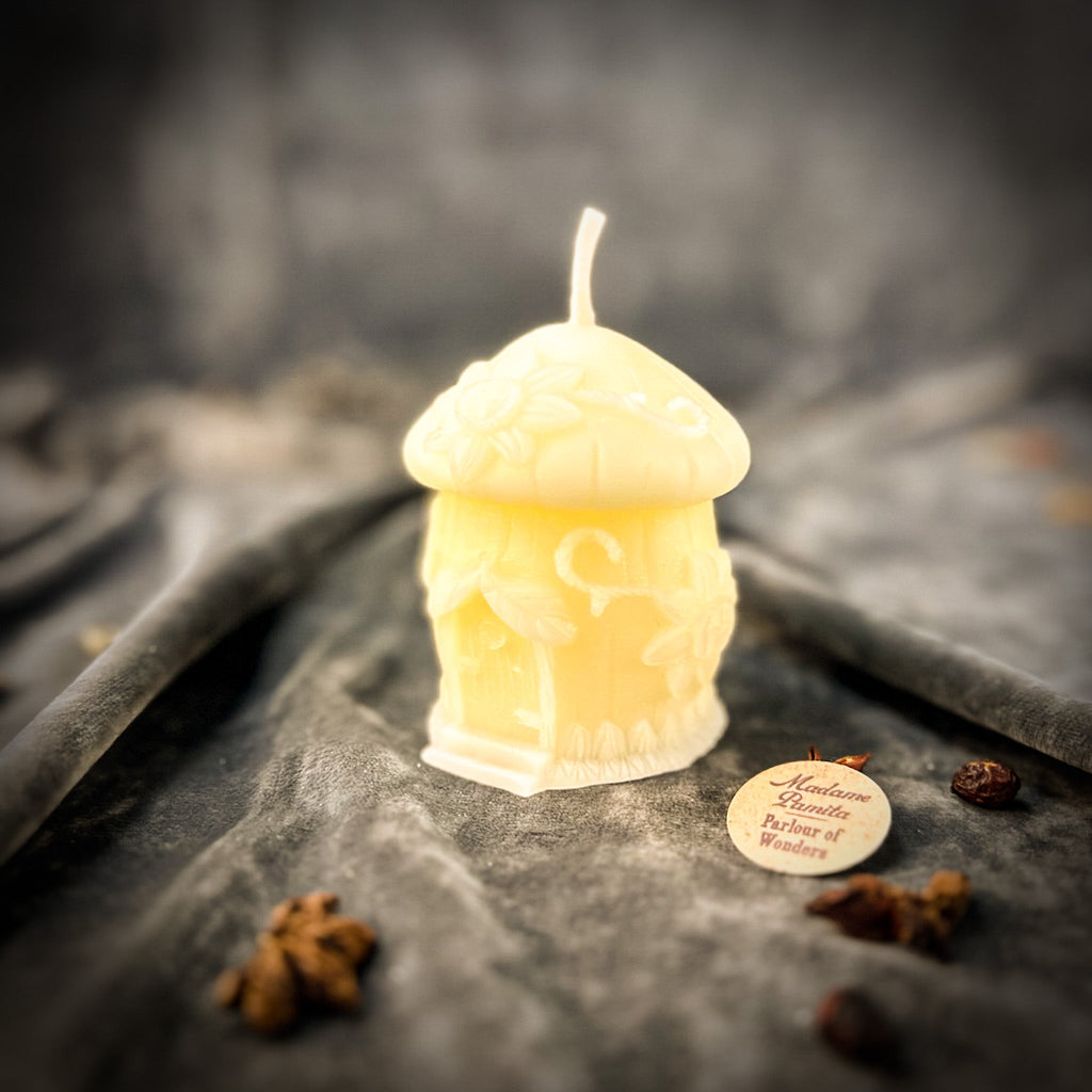 Beeswax Love Shack Fairy Hut Candle