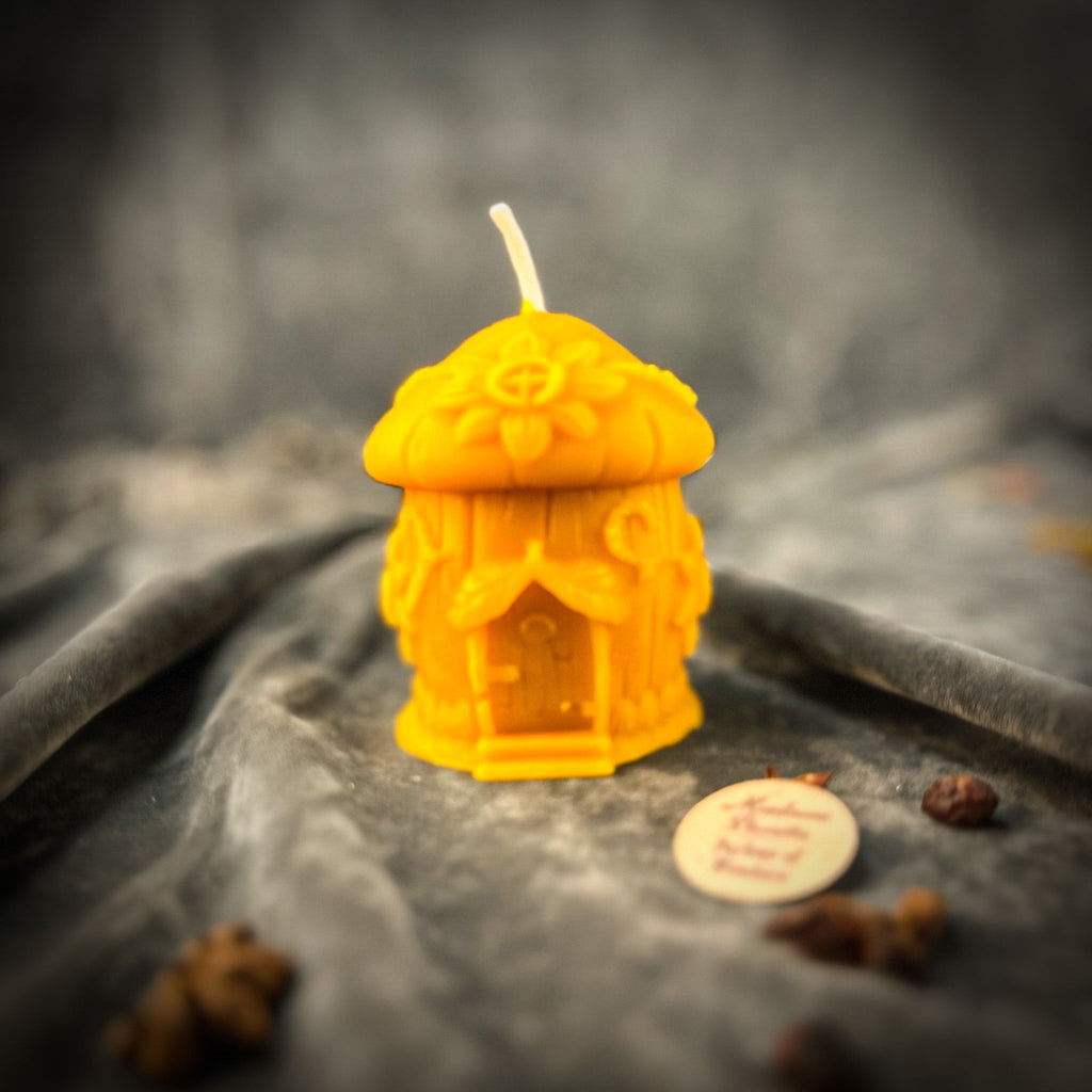 Beeswax Love Shack Fairy Hut Candle