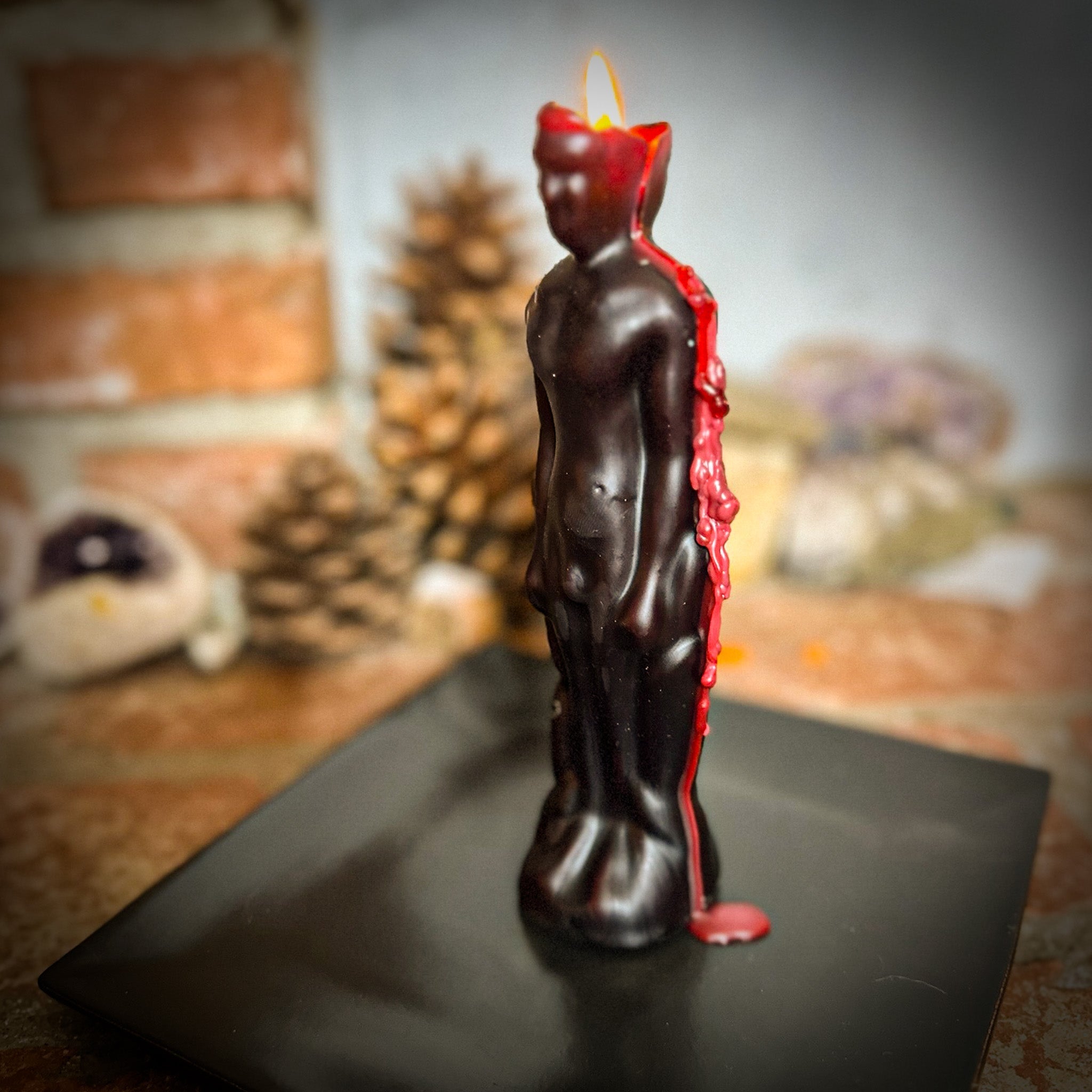 Beeswax Return to Sender Male Figural Spell Candle