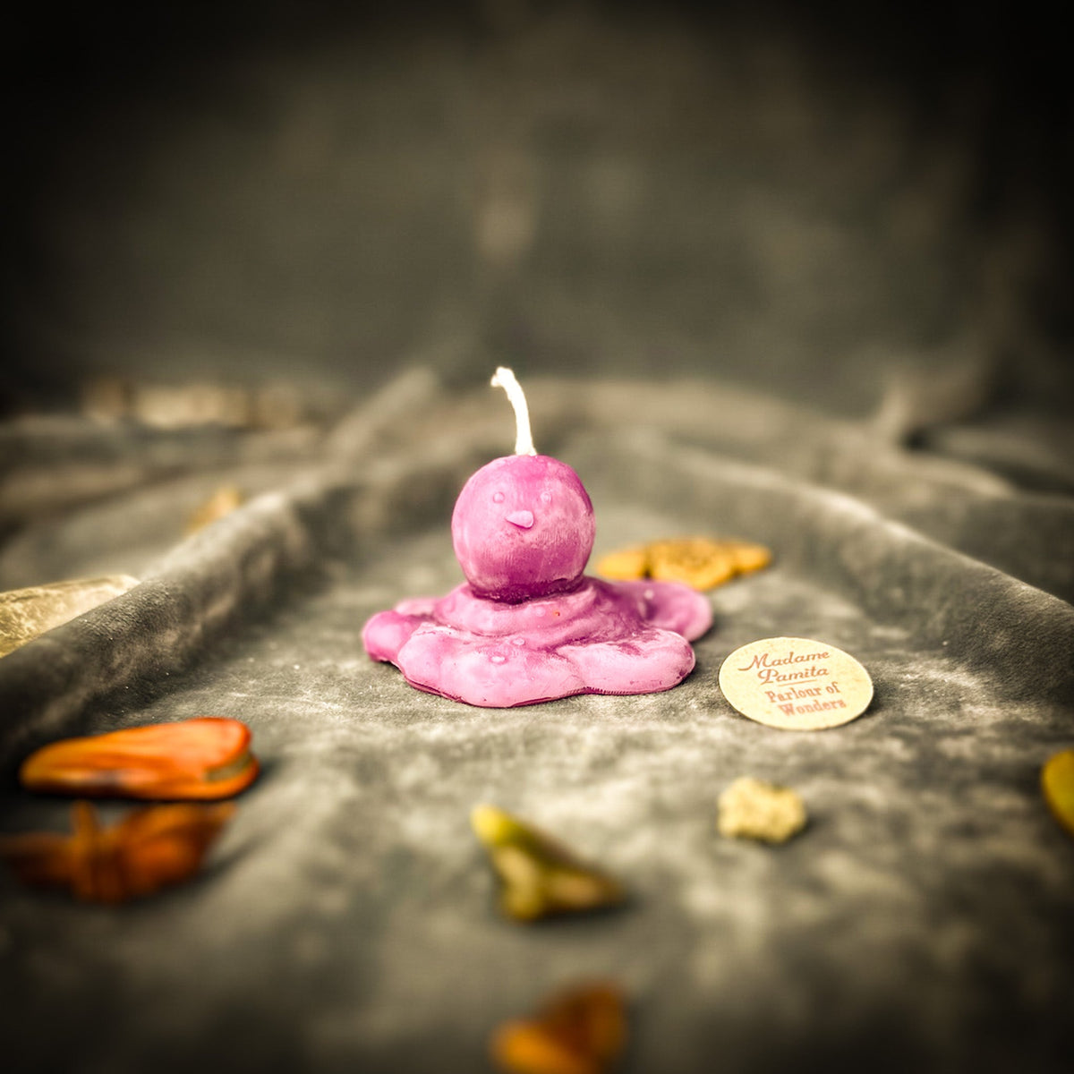 Beeswax Melting Snowman Spell Candle - Release & Transformation Magic