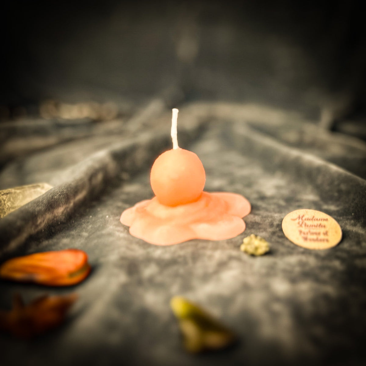 Beeswax Melting Snowman Spell Candle - Release & Transformation Magic