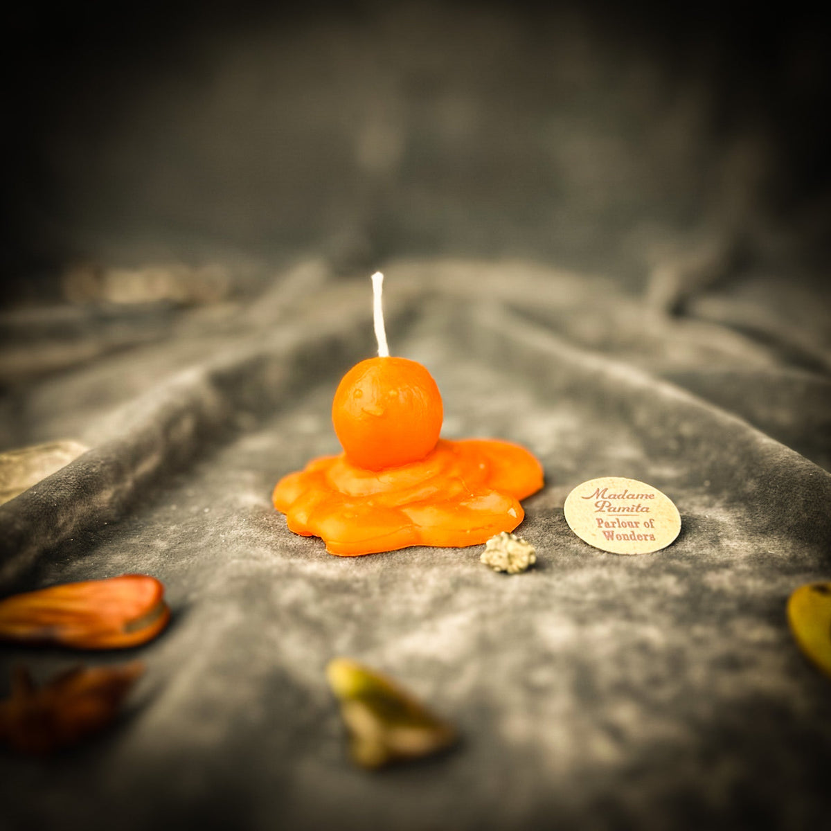 Beeswax Melting Snowman Spell Candle - Release & Transformation Magic