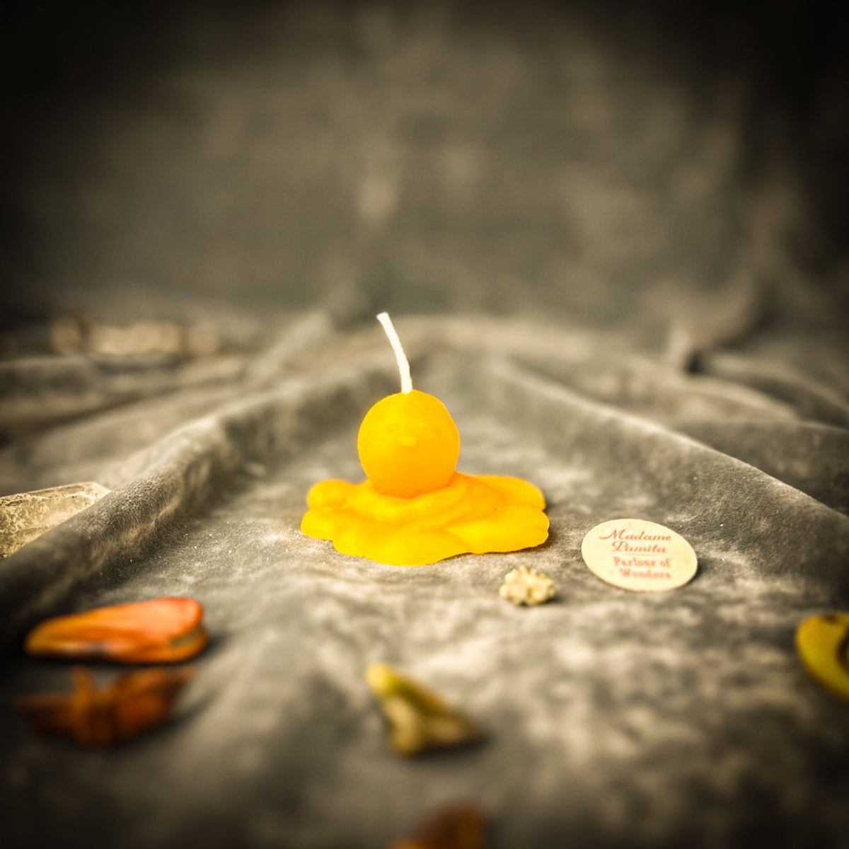 Beeswax Melting Snowman Spell Candle - Release & Transformation Magic