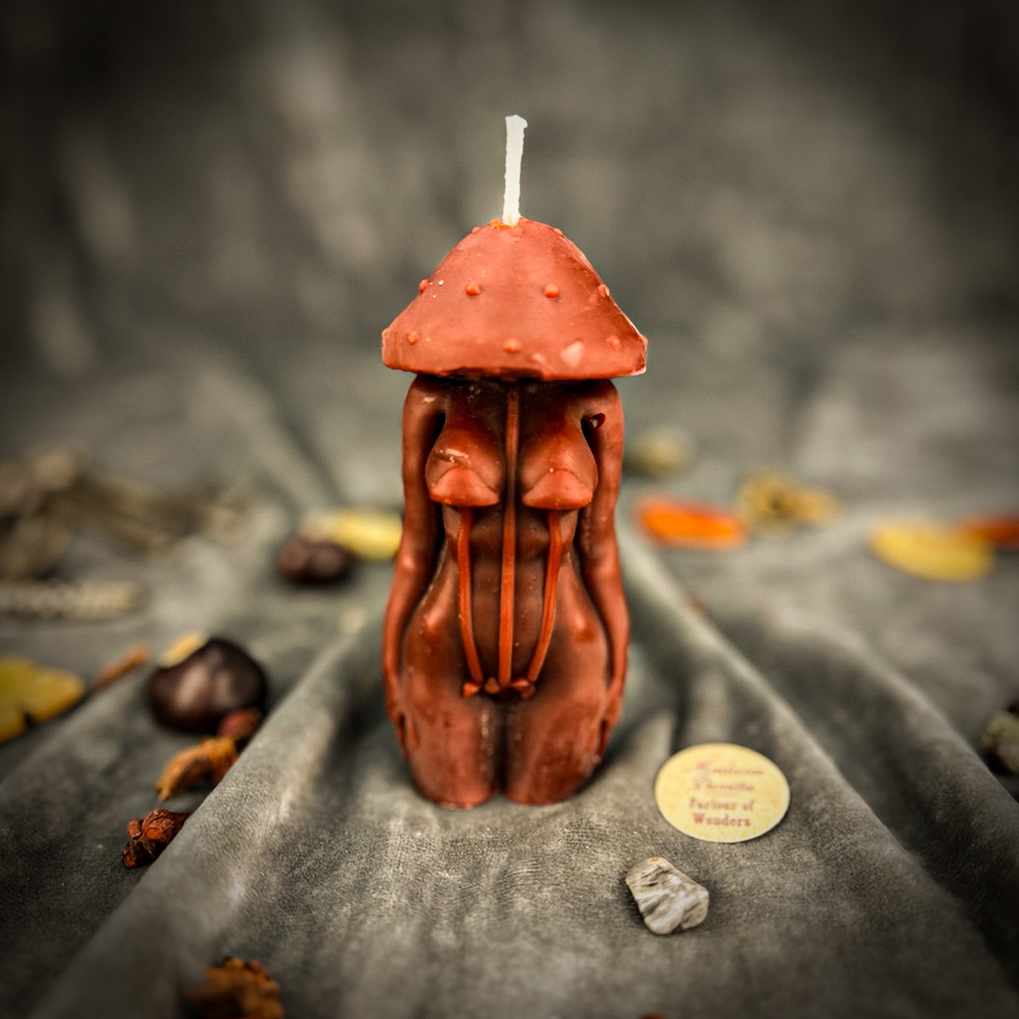Beeswax Mycelium Spirit Candle Spell Kit: Connection and Hidden Wisdom
